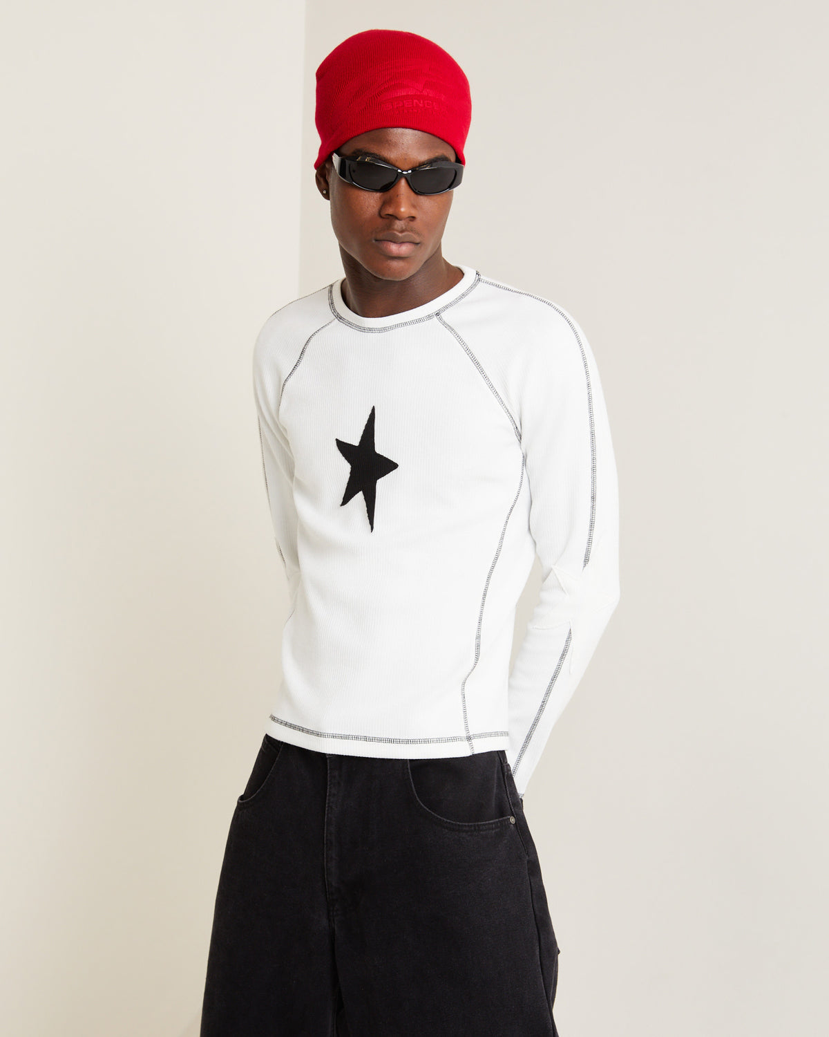 Starstruck Long Sleeve T-Shirt Off White OFF WHITE