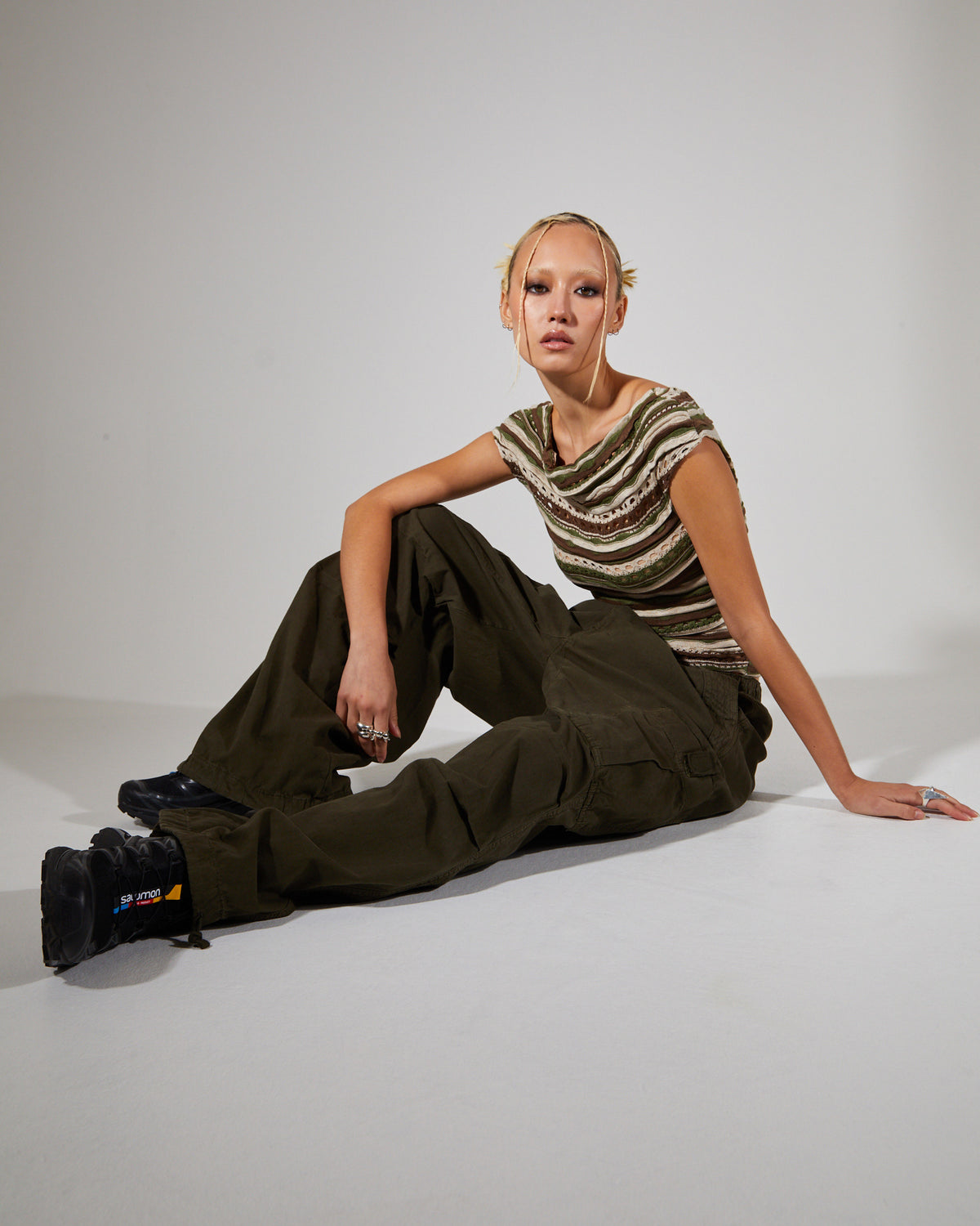 Parachute Cargo Pants Khaki KHAKI