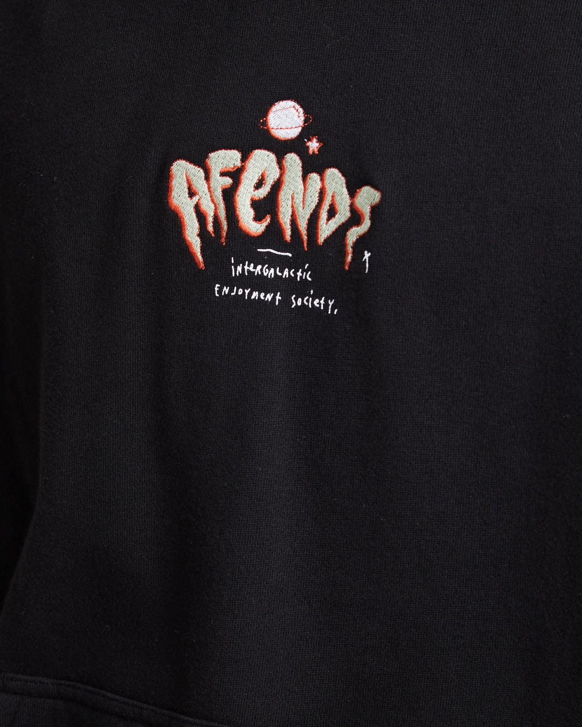 Enjoyment Recycled Pull On Hoodie Black BLACK