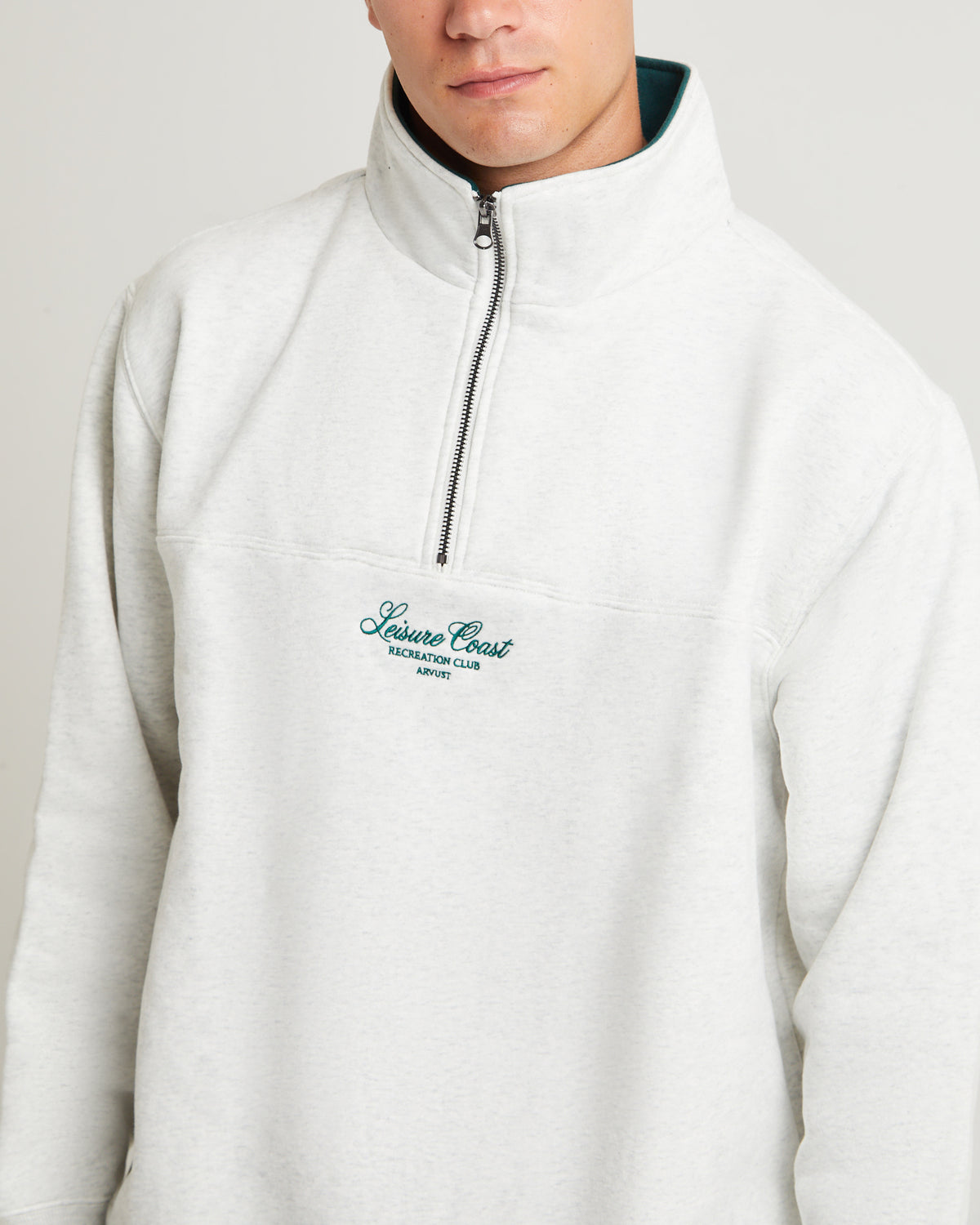 Club 1/4 Zip Club Jacket FROST MARLE