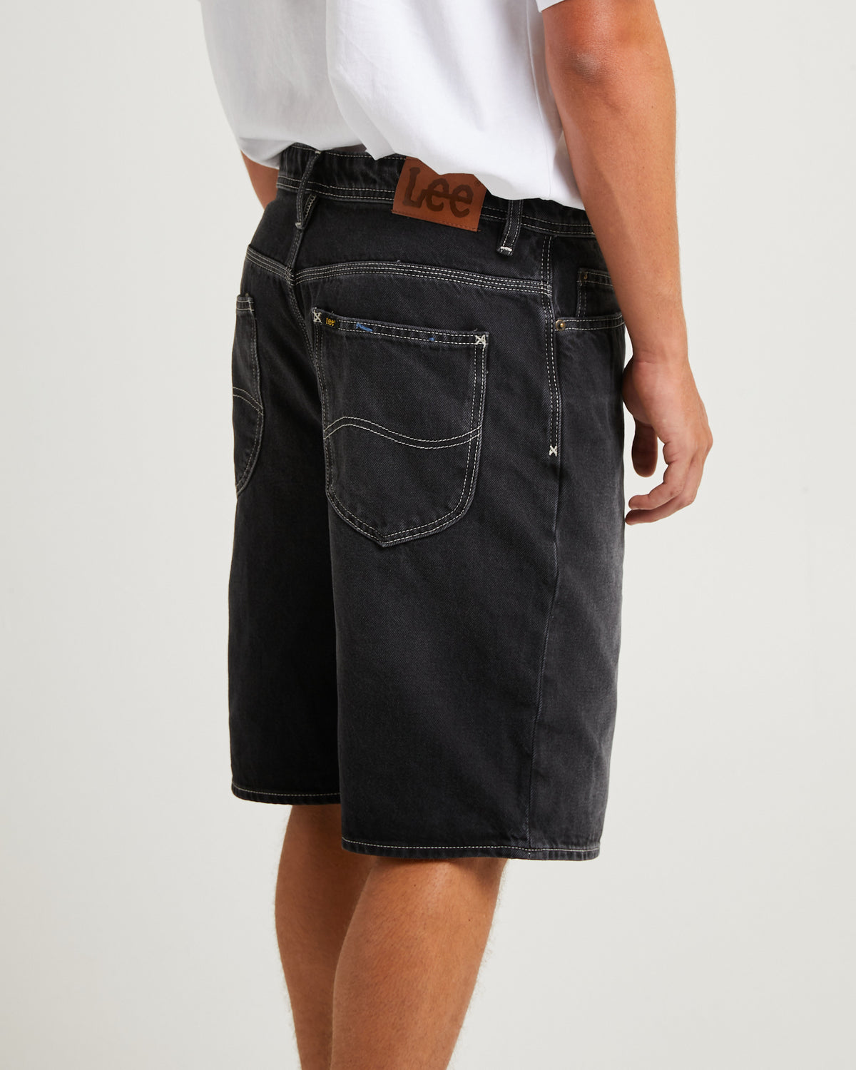 L-Five Biggie Denim Shorts Tune TUNE BLACK