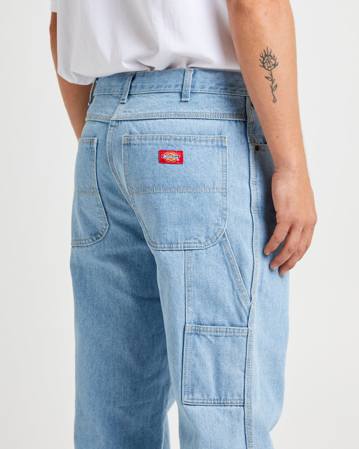 Relaxed Fit Carpenter Denim Jeans Light LIGHT INDIGO