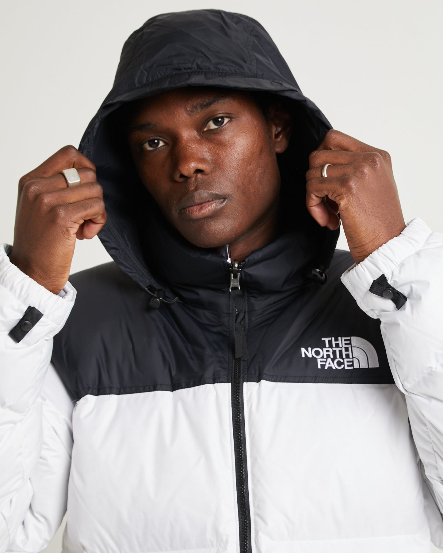 1996 Retro Nuptse Jacket White