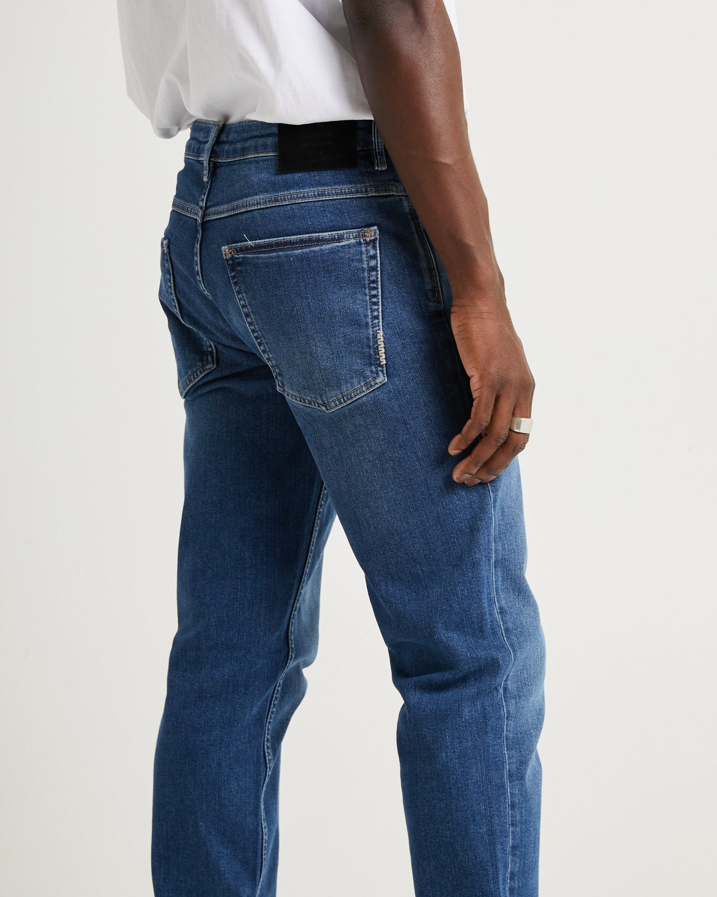 Lou Straight Denim Jeans Shiver