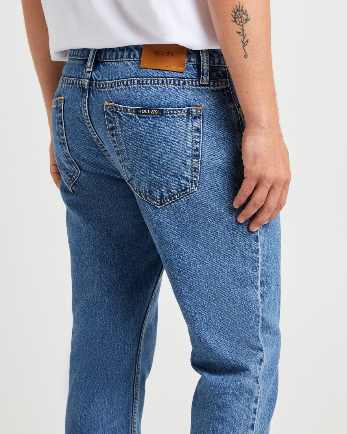 Relaxo Chop Denim Jeans Pacific MID BLUE