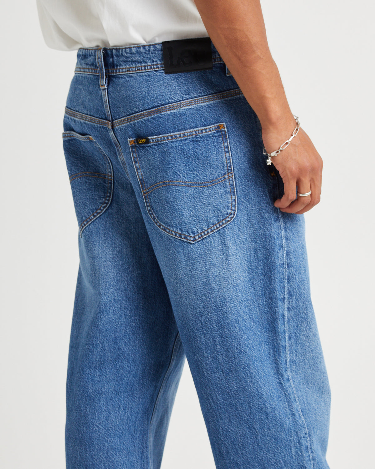 L-Four Baggy Denim Jeans Turntable TURNTABLE INDIGO