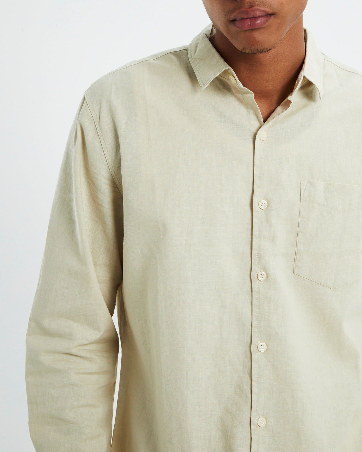 Grover Long Sleeve Len Shirt OFF WHIT