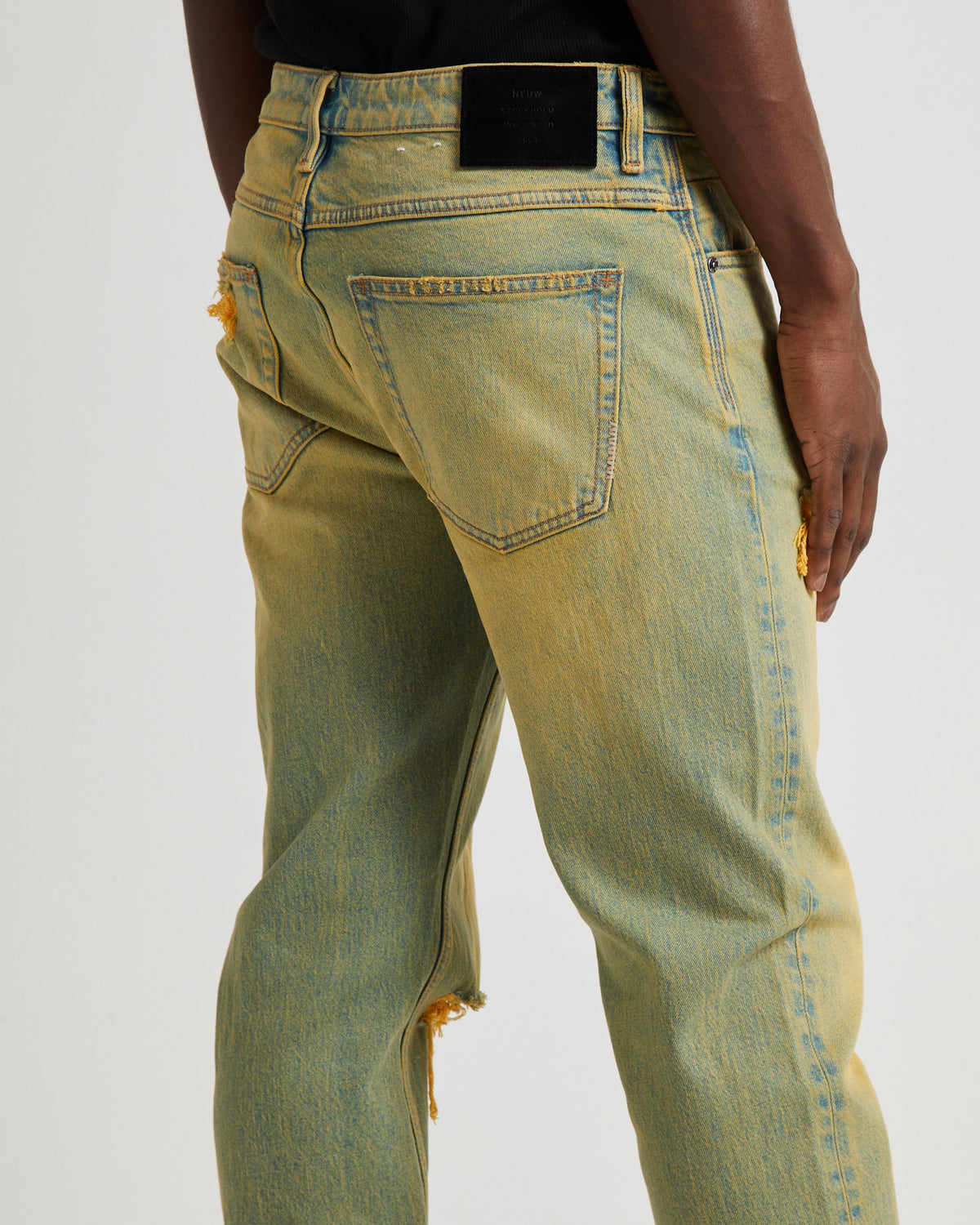 Lou Straight Denim Jeans Riot POLAR