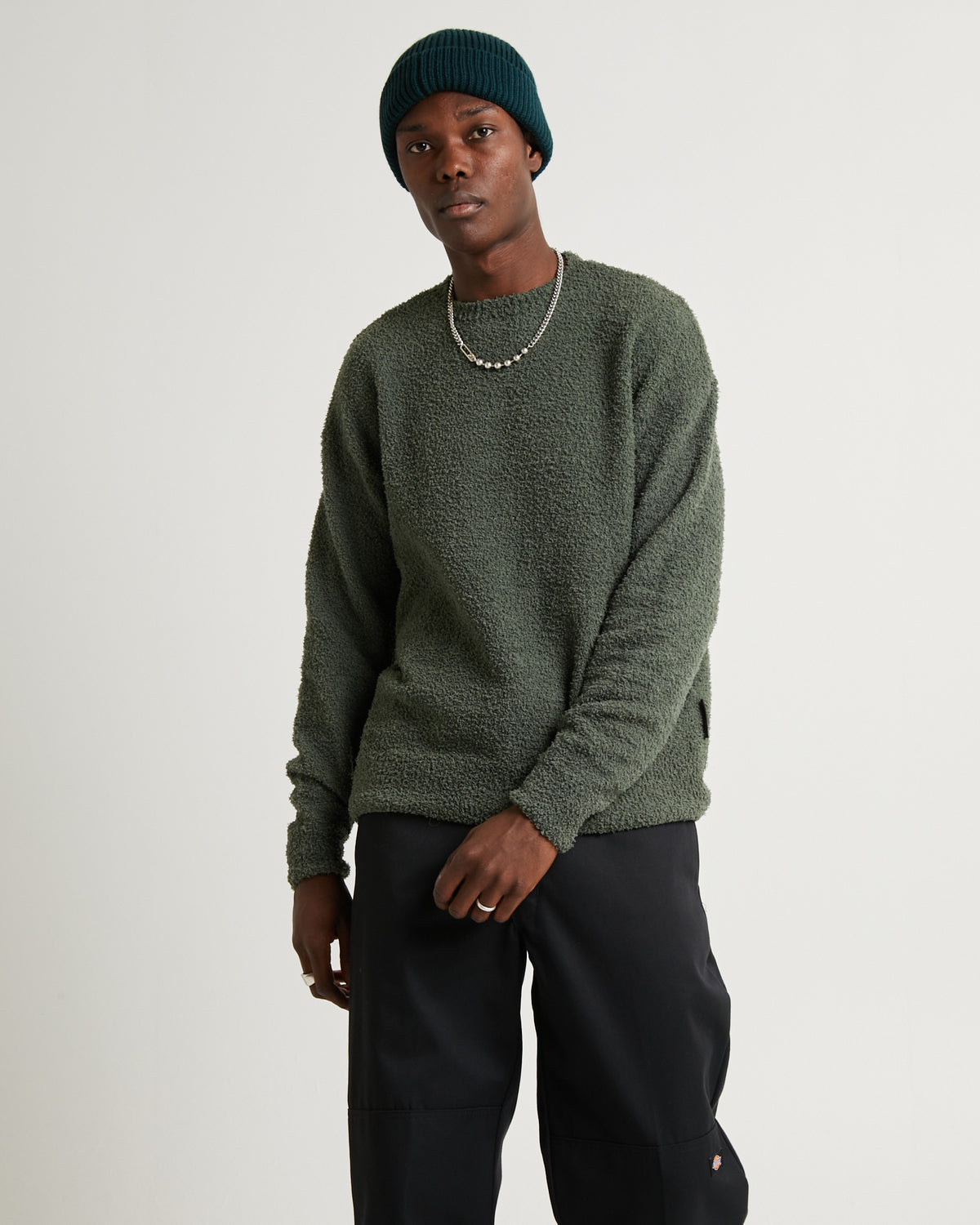 Nap Textured Knit GREEN