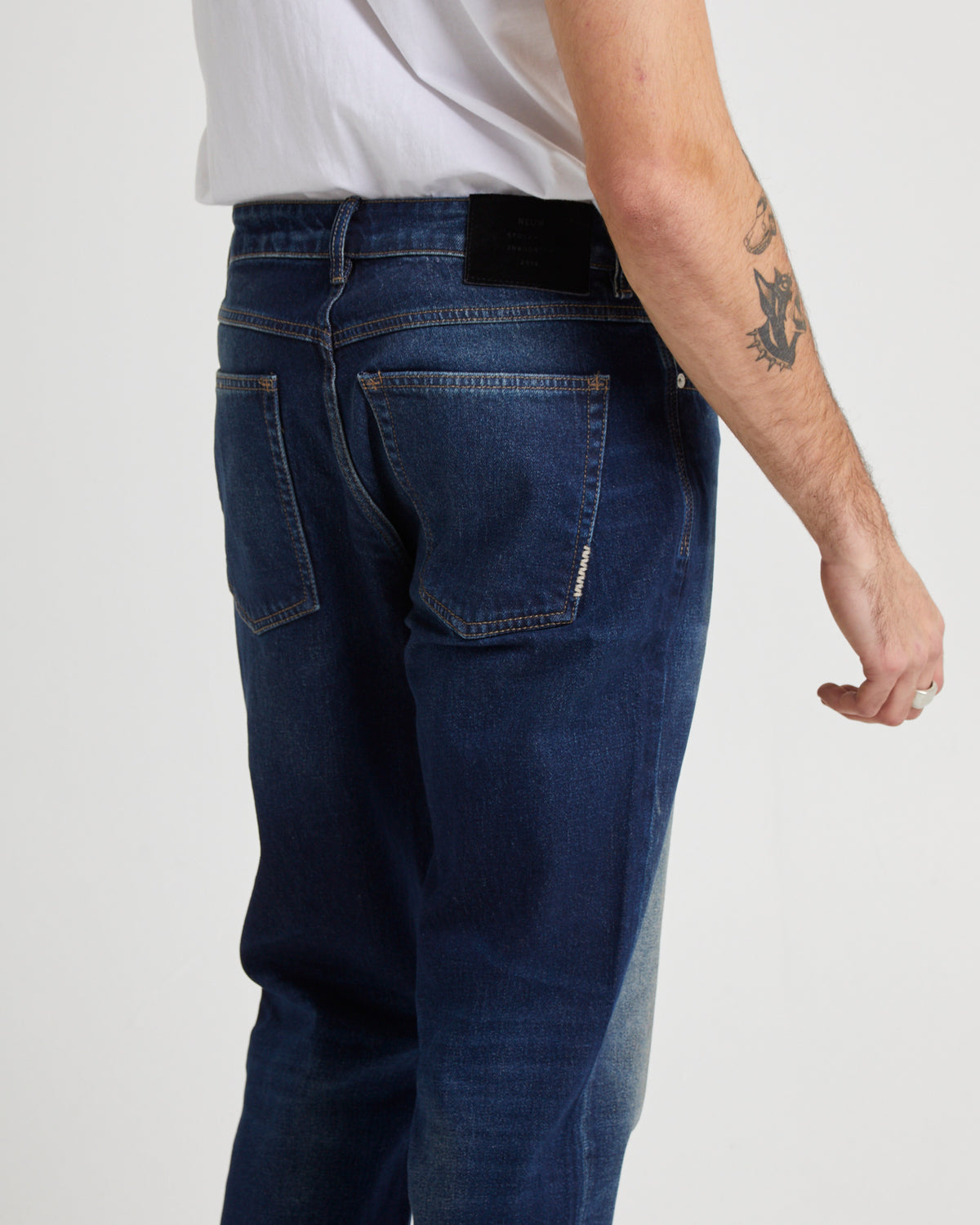 Ray Straight Denim Jeans Astoria COPPER