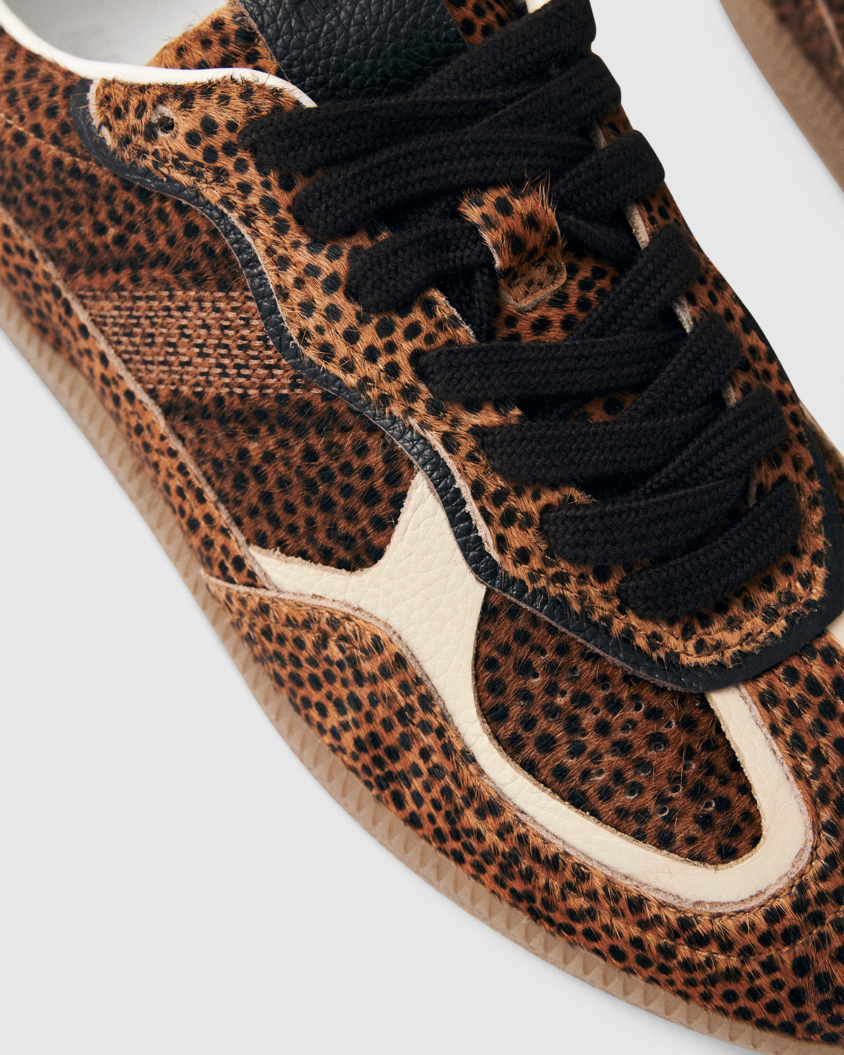 Tb.490 Rife Soft Tan Leather Sneakers LEOPARD