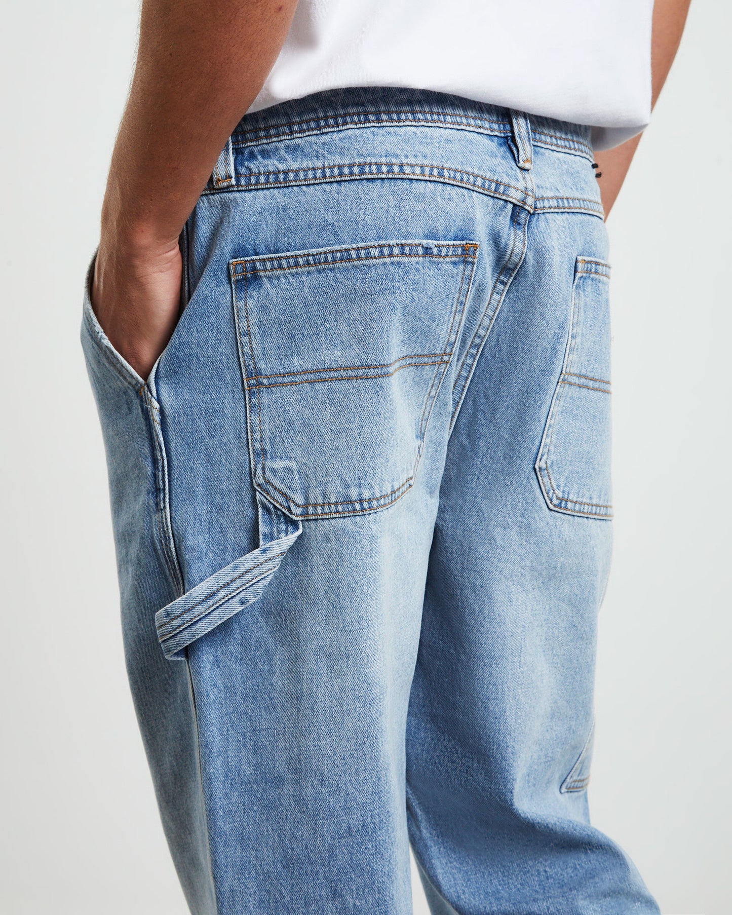 Ezy Carpenter Original Denim Jeans Stone