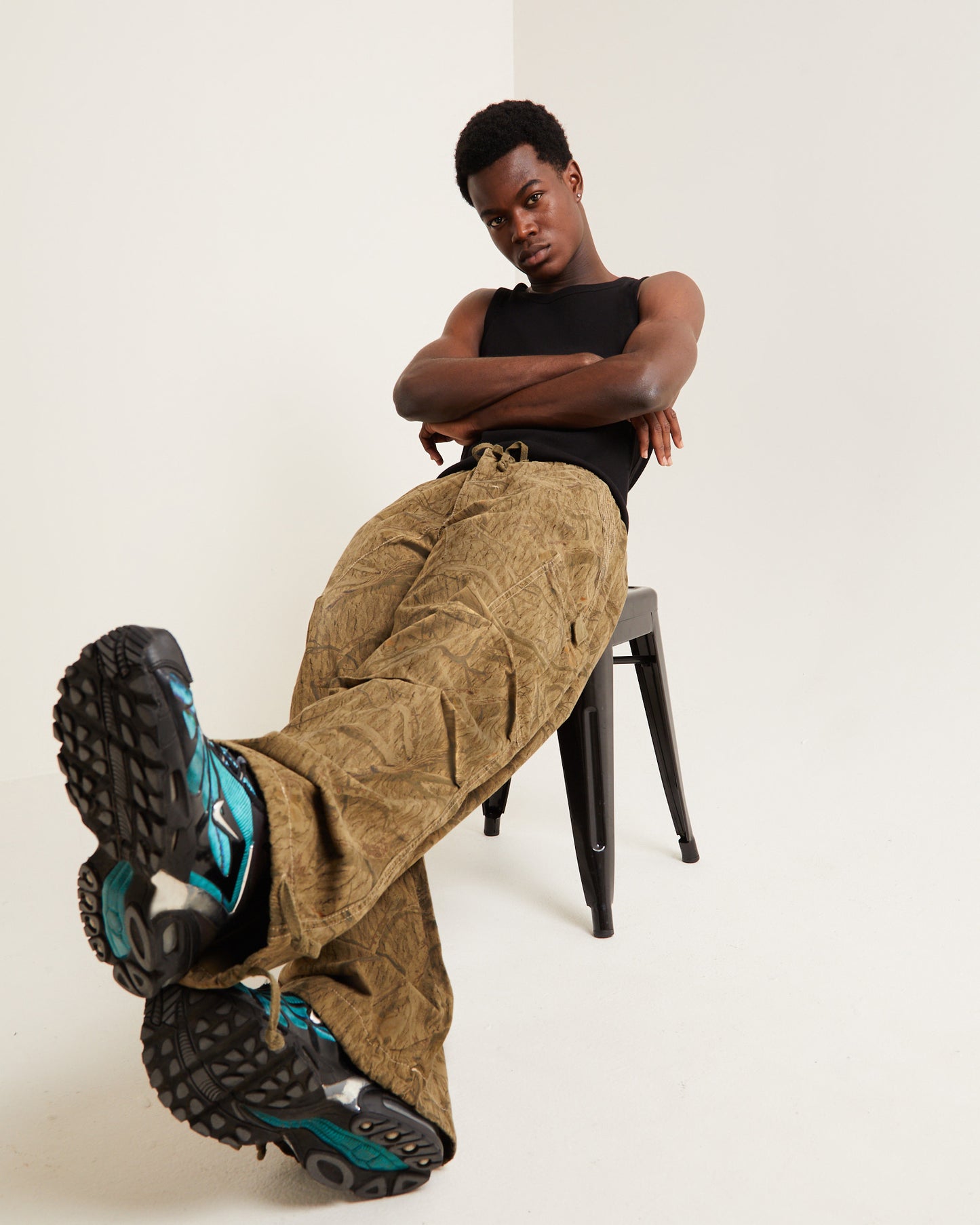 Parachute Pants Forest Camo