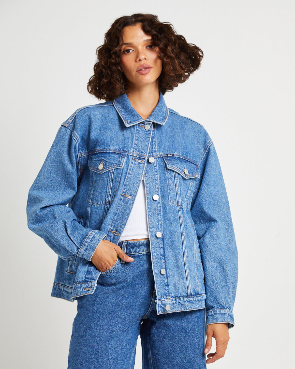 Signature Baggy Denim Jacket NEXT BLUE