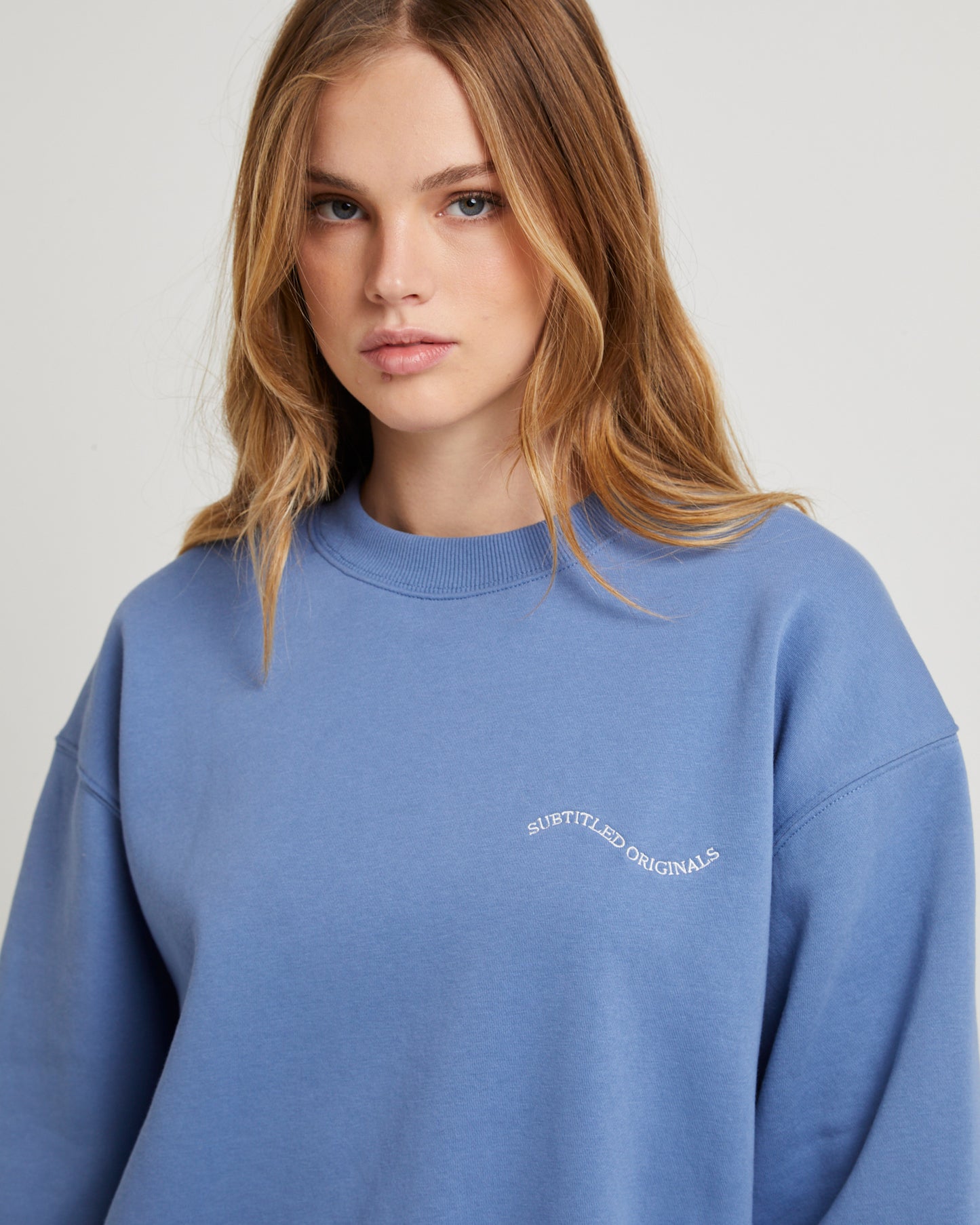 Oversized Wave Origin Fleece Jumper