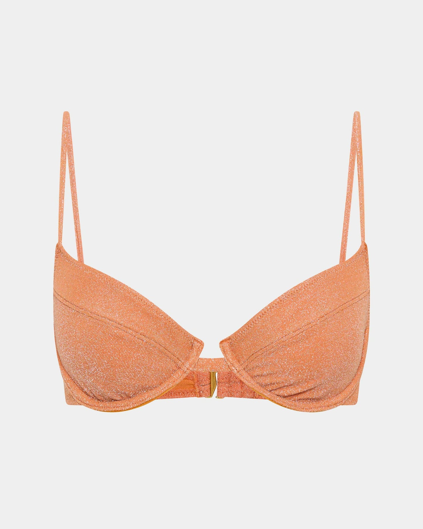 Lurex Underwire Bikini Top