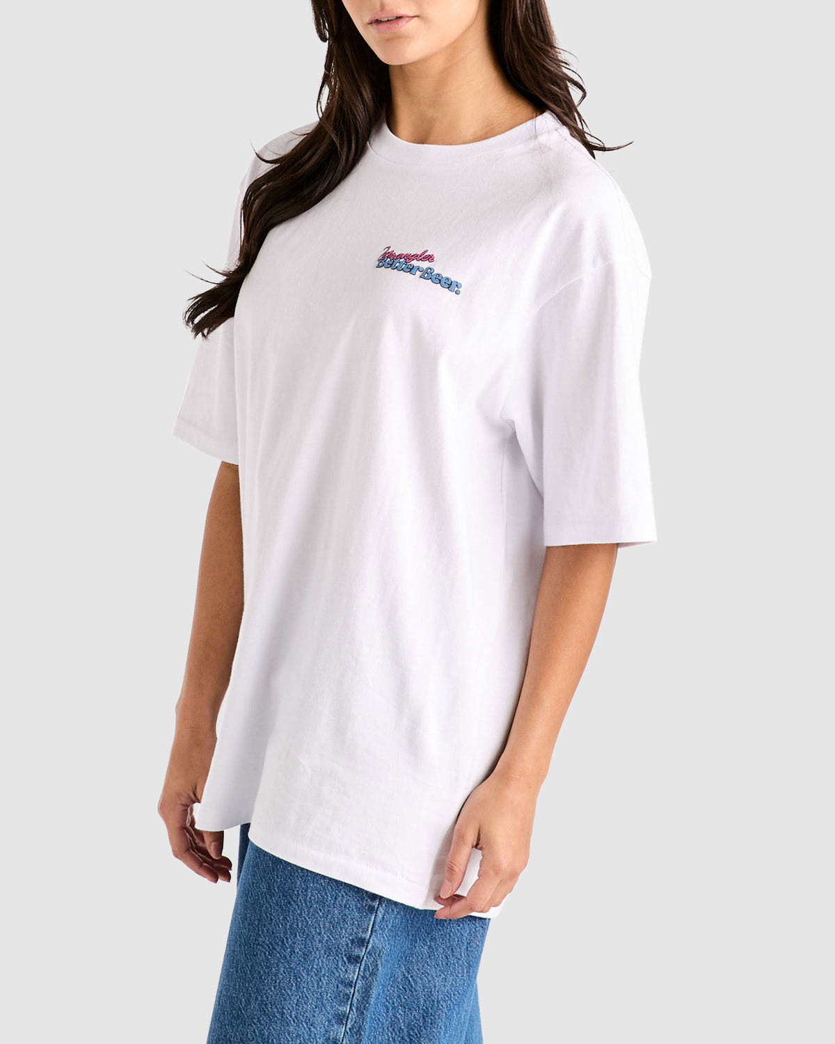 Wrangler x Better Beer Crazy Eights Slacker T-Shirt WHITE