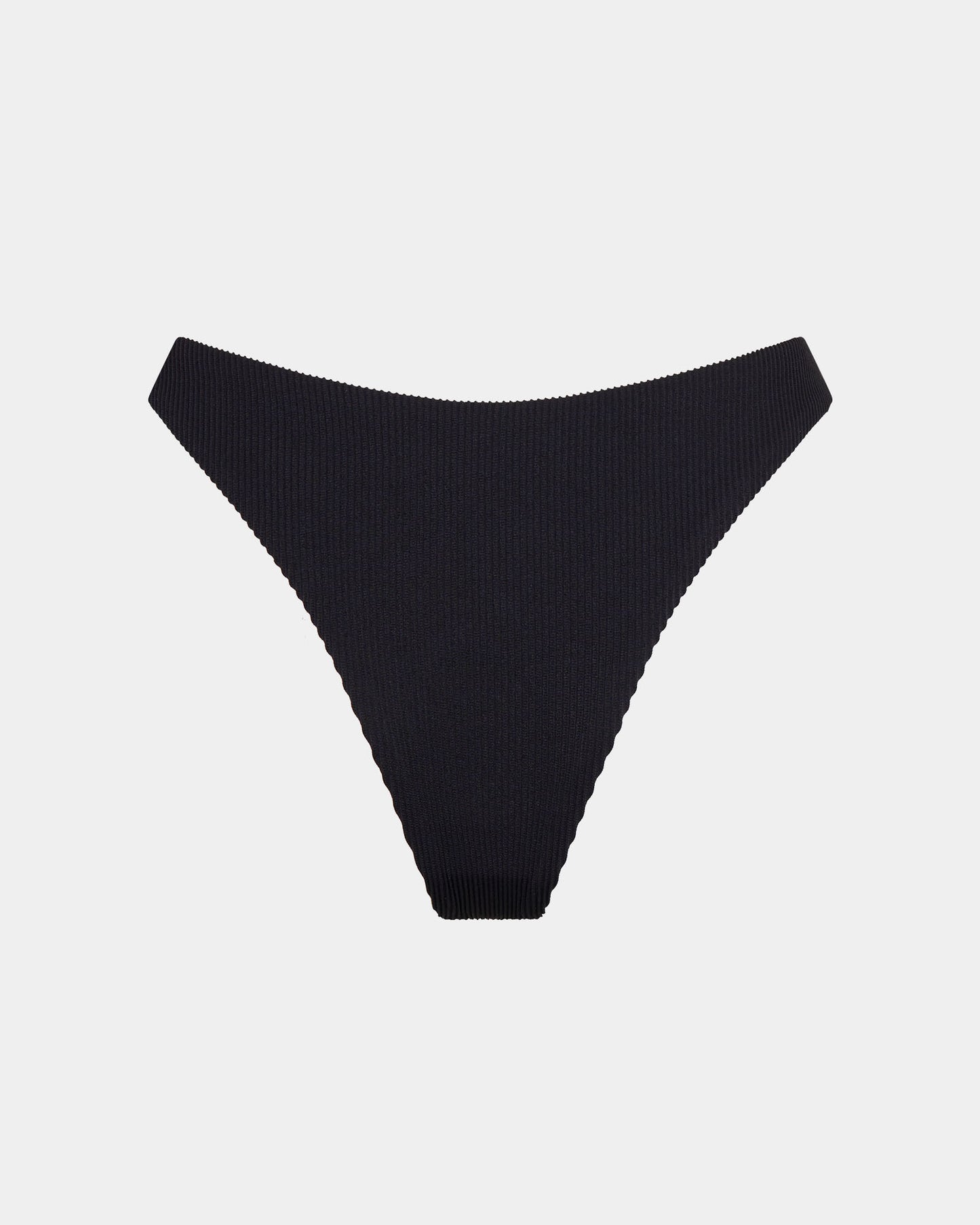 Rib Cheeky Cut Biki Bottoms