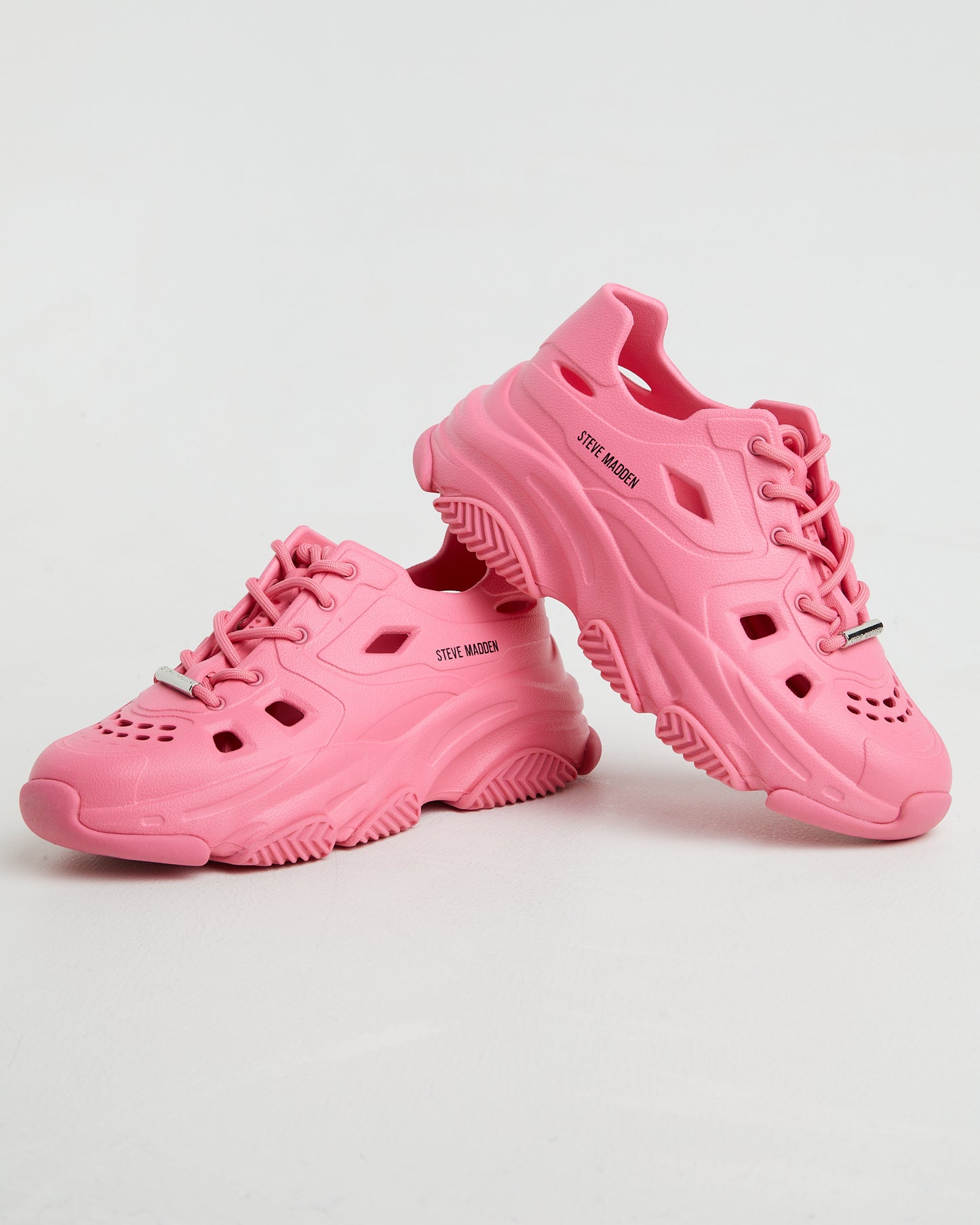 Possessive Sneakers in Hot Pink