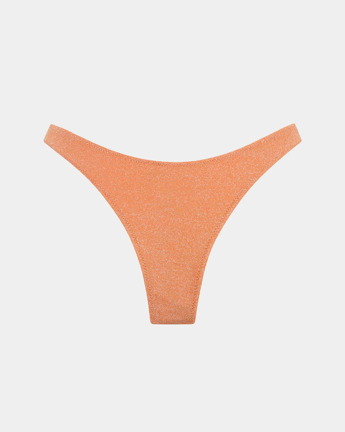 Lurex Cheeky Bikini Bottom ORANGE