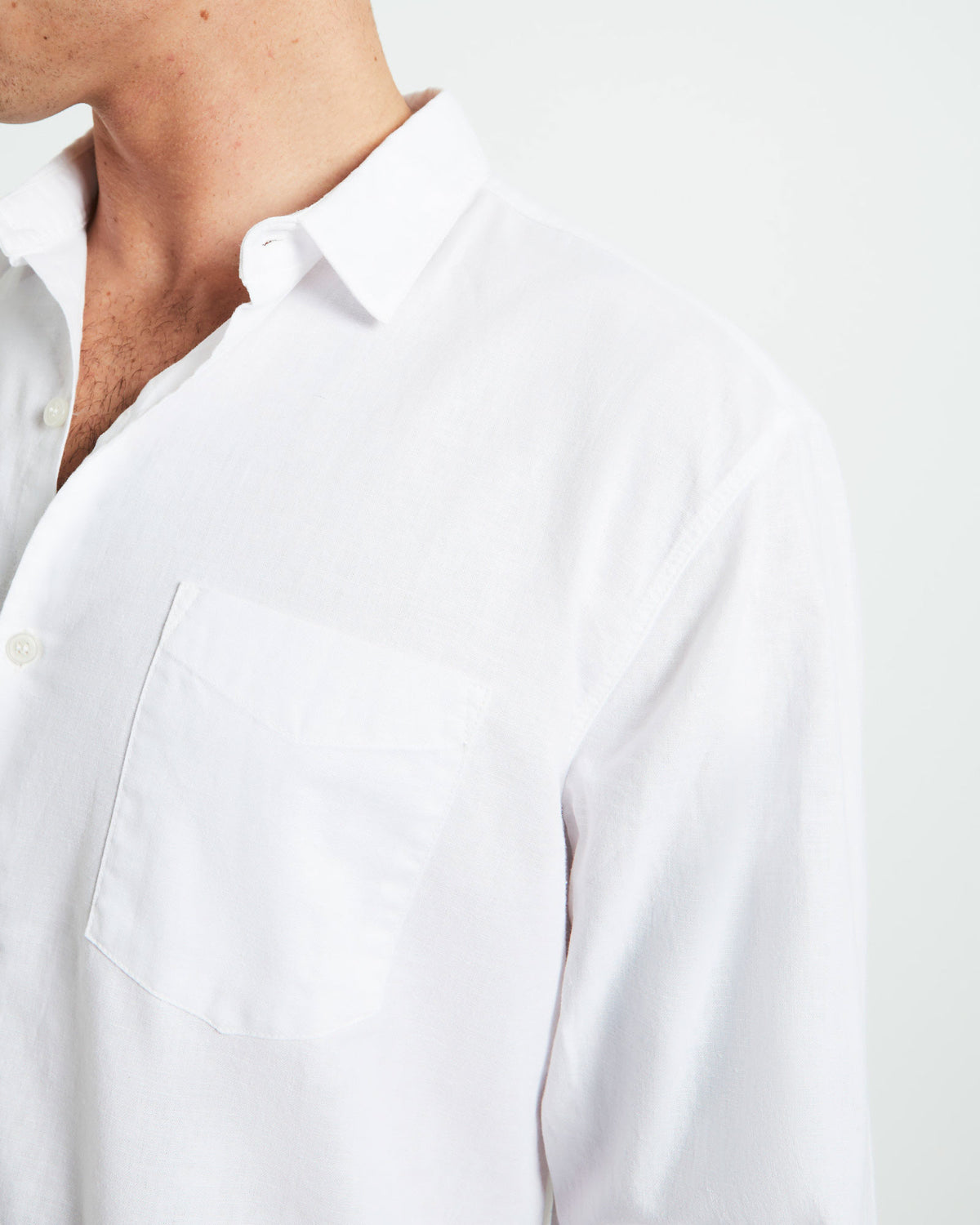 Grover Long Sleeve Len Shirt WHITE