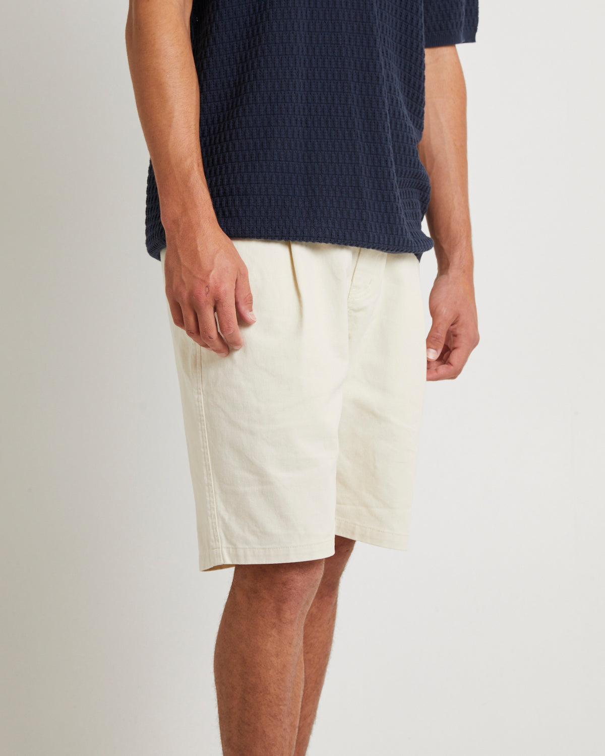 Fuller Pleated Chino Shorts NATURAL