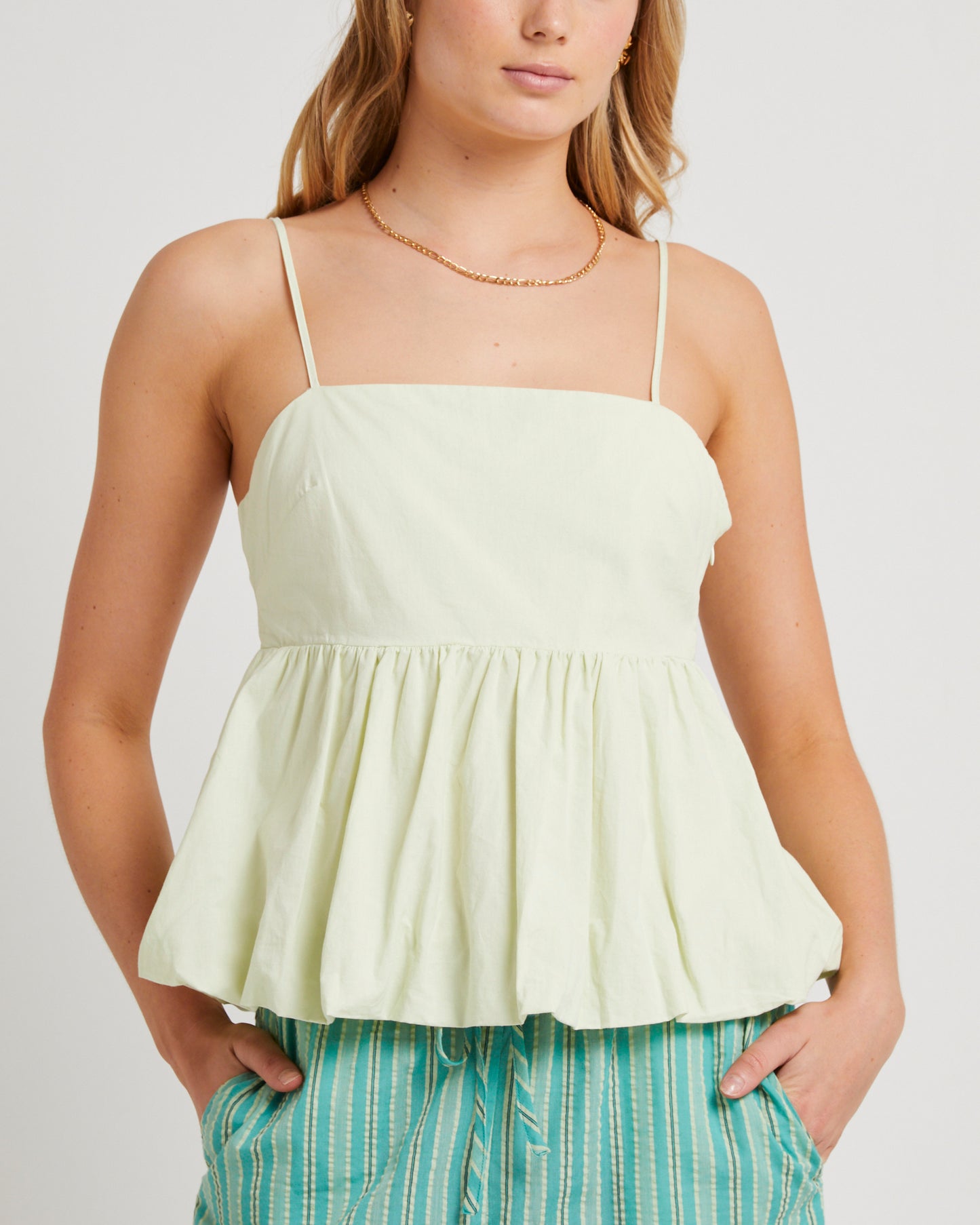 Marina Bubble Hem Top