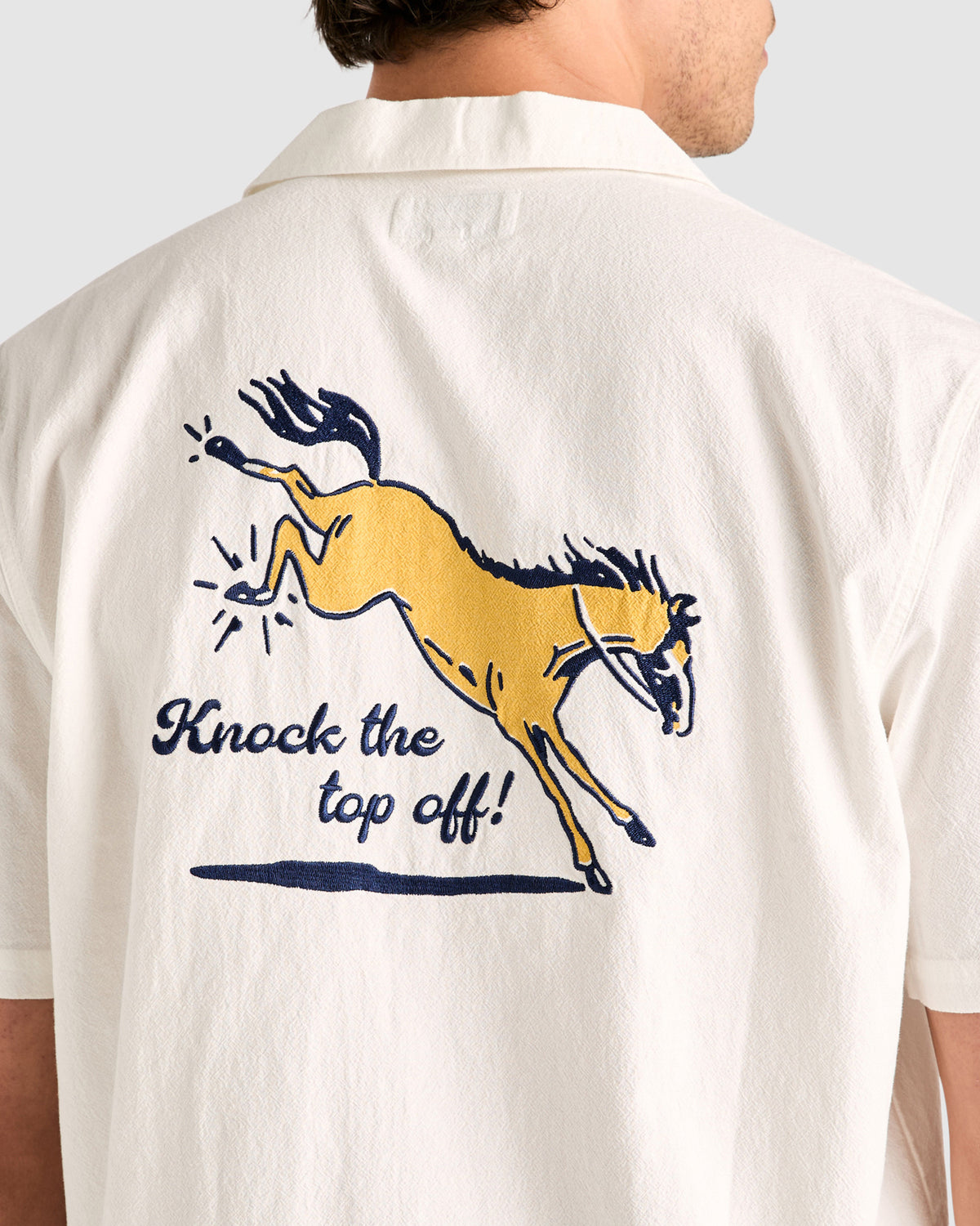 Wrangler x Better Beer Day For It Shirt ECRU
