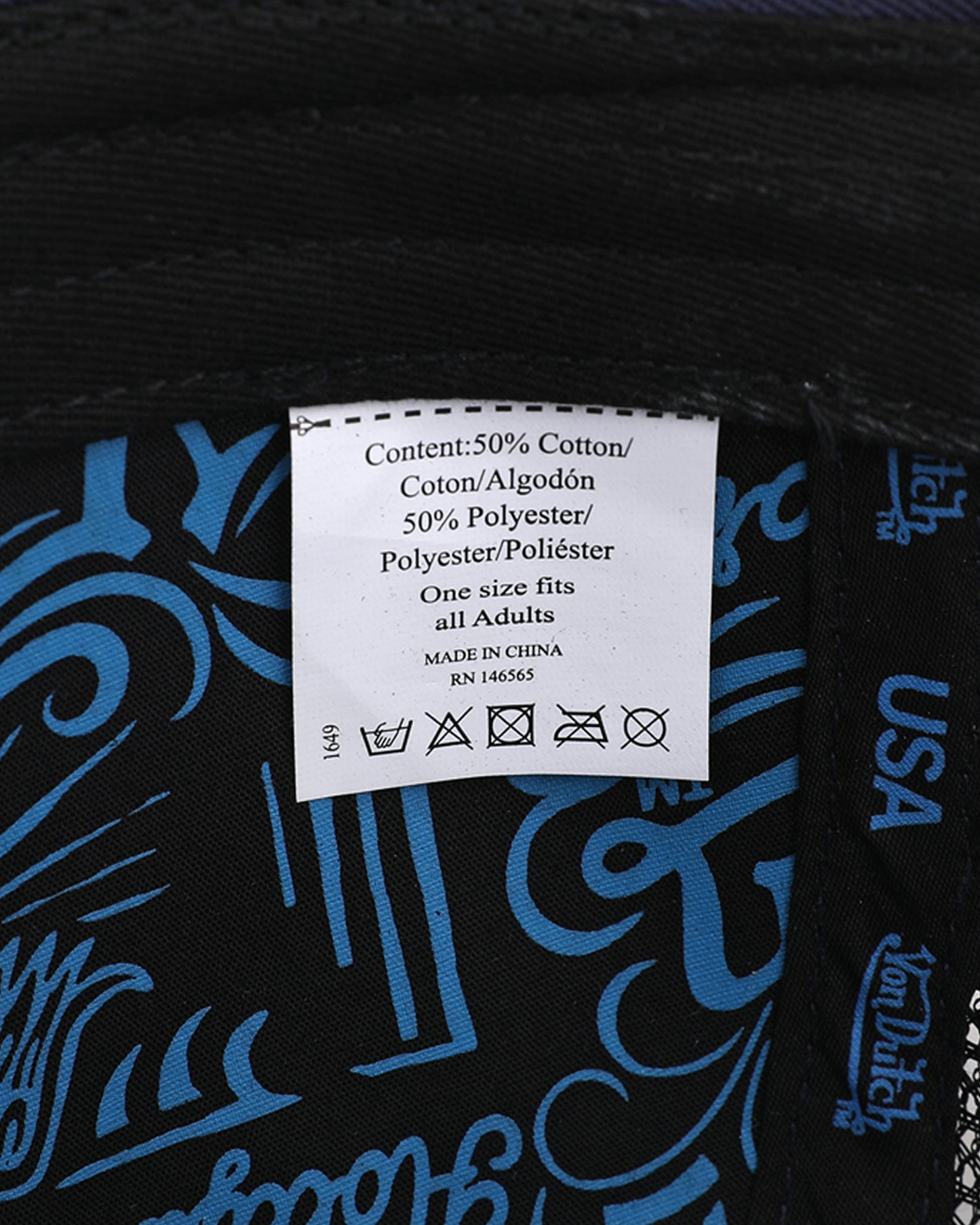 Unisex Trucker Hat Navy, Blue & White