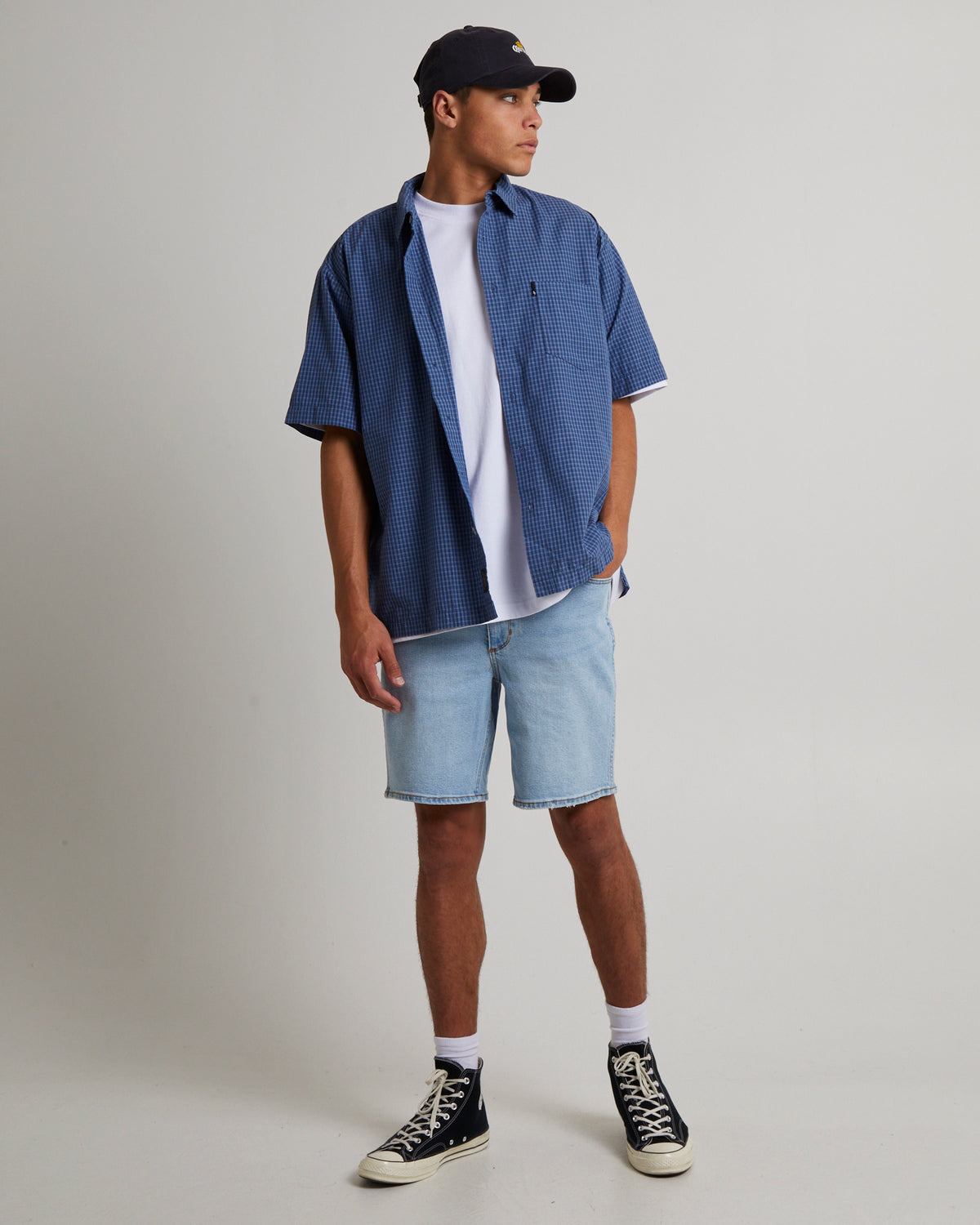 Spencer Relaxed Taper Short BLUE VICE