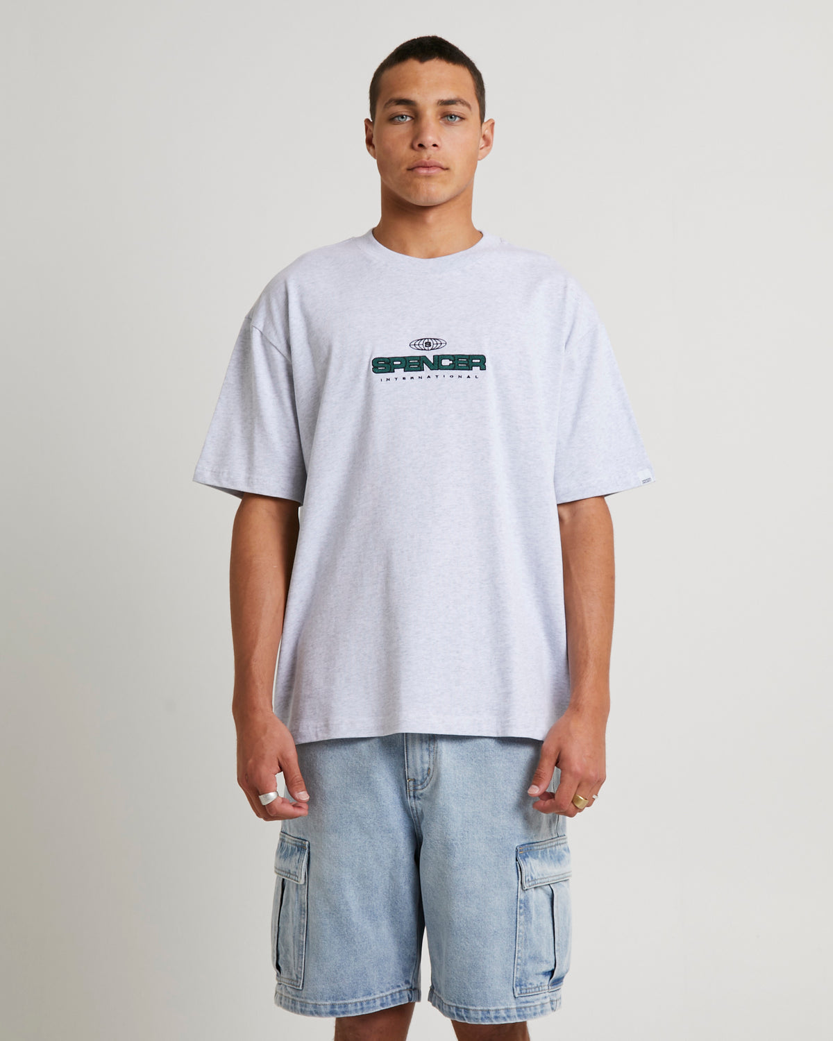 Emblem Short Sleeve T-Shirt FROST MARLE