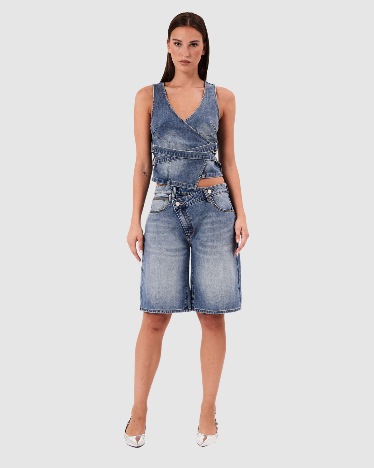 95 Mid Denim Jorts Dalia DALIA