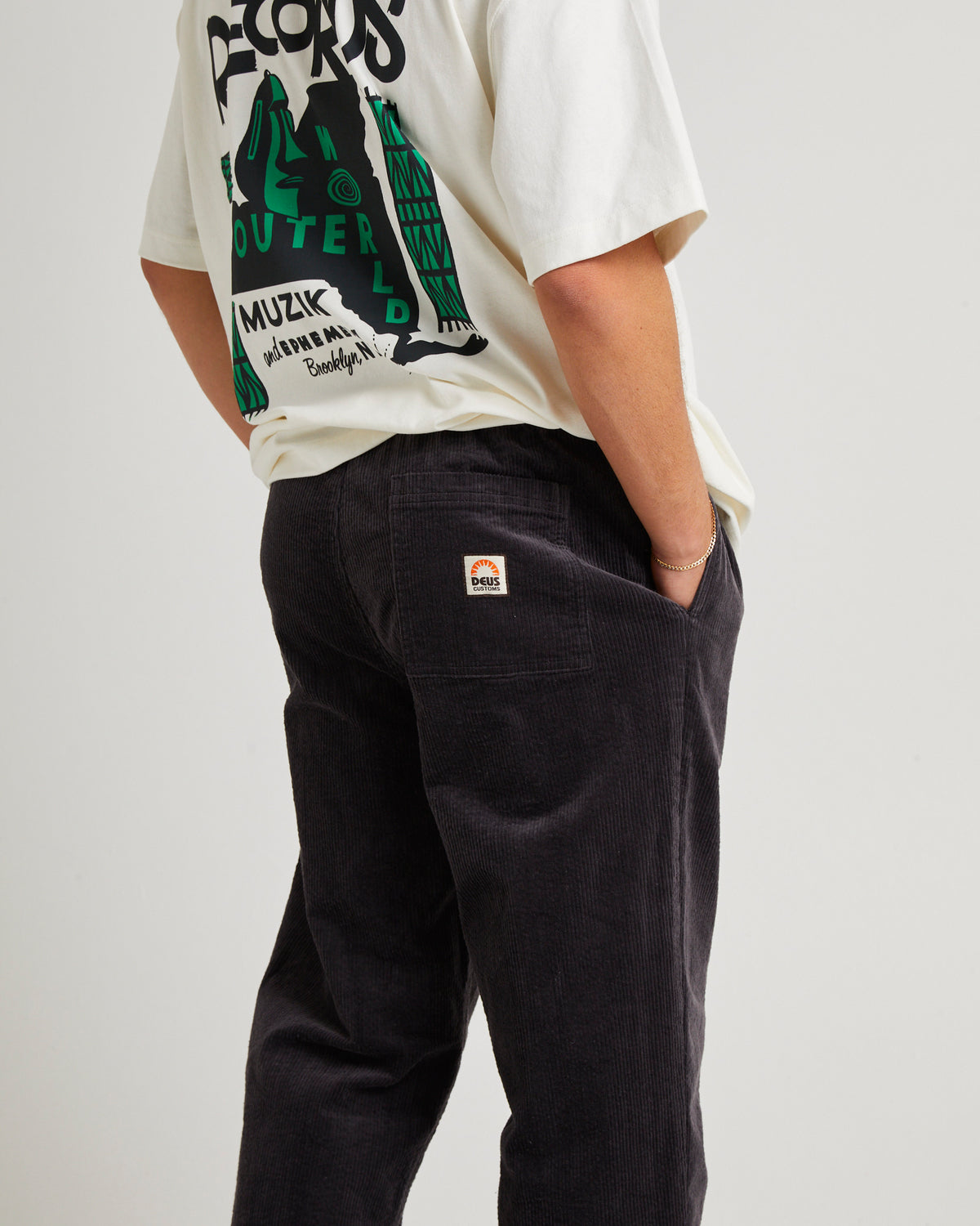 Infinity Cord Beach Pant ANTHRACITE