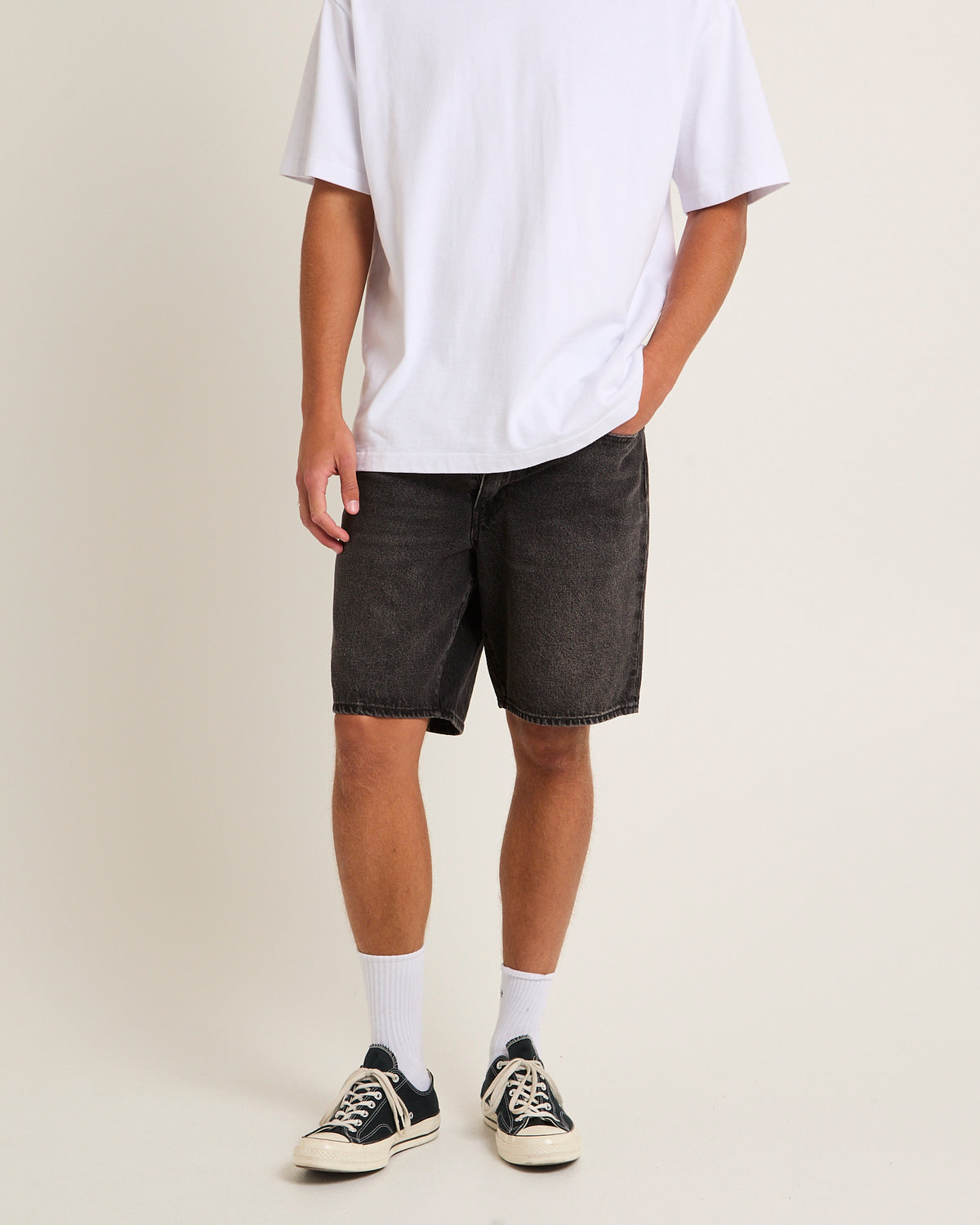 468 Stay Loose Denim Shorts WE GOT MOTION SHORTS