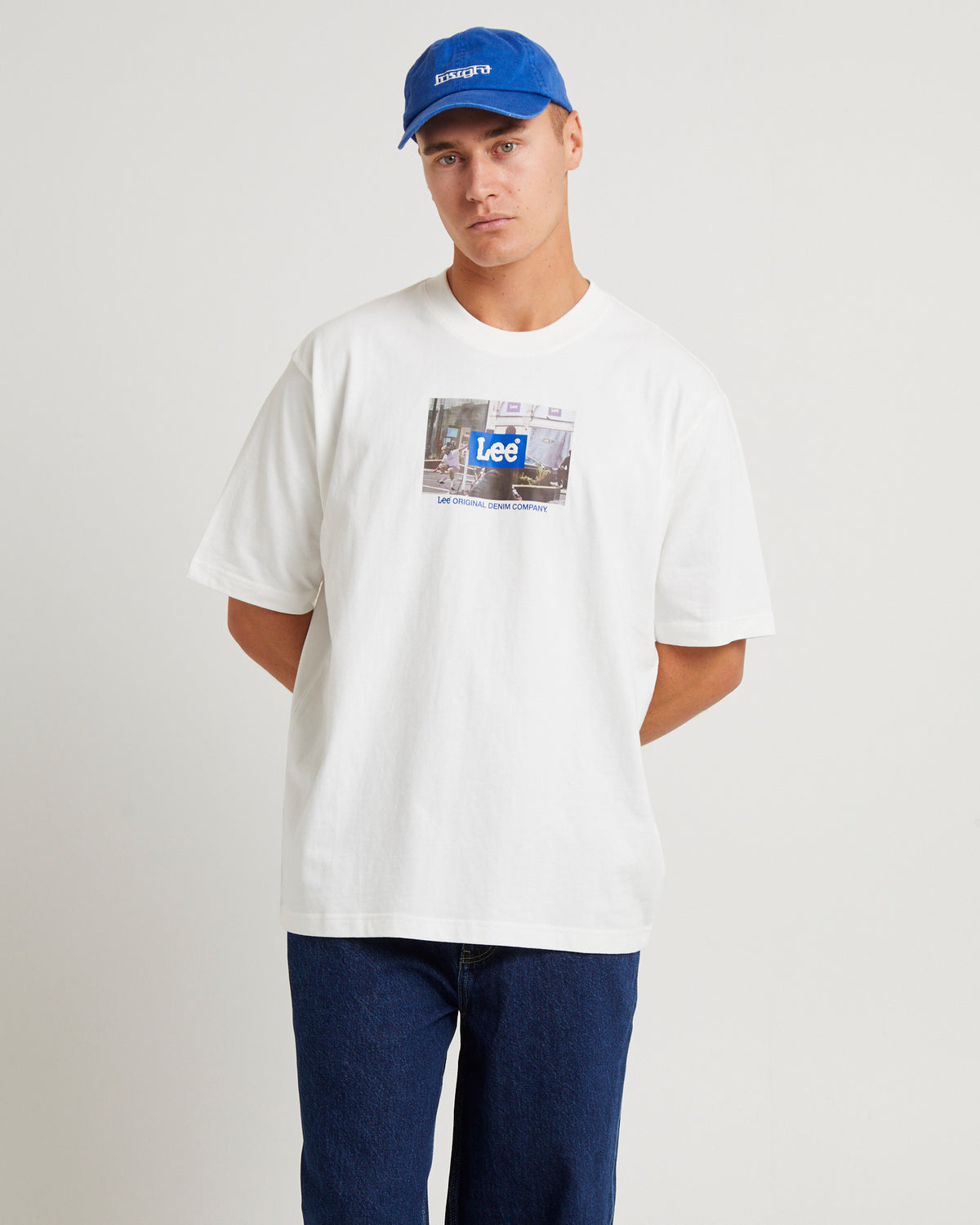 Box Logo Baggy T-Shirt Vintage White VINTAGE WHITE
