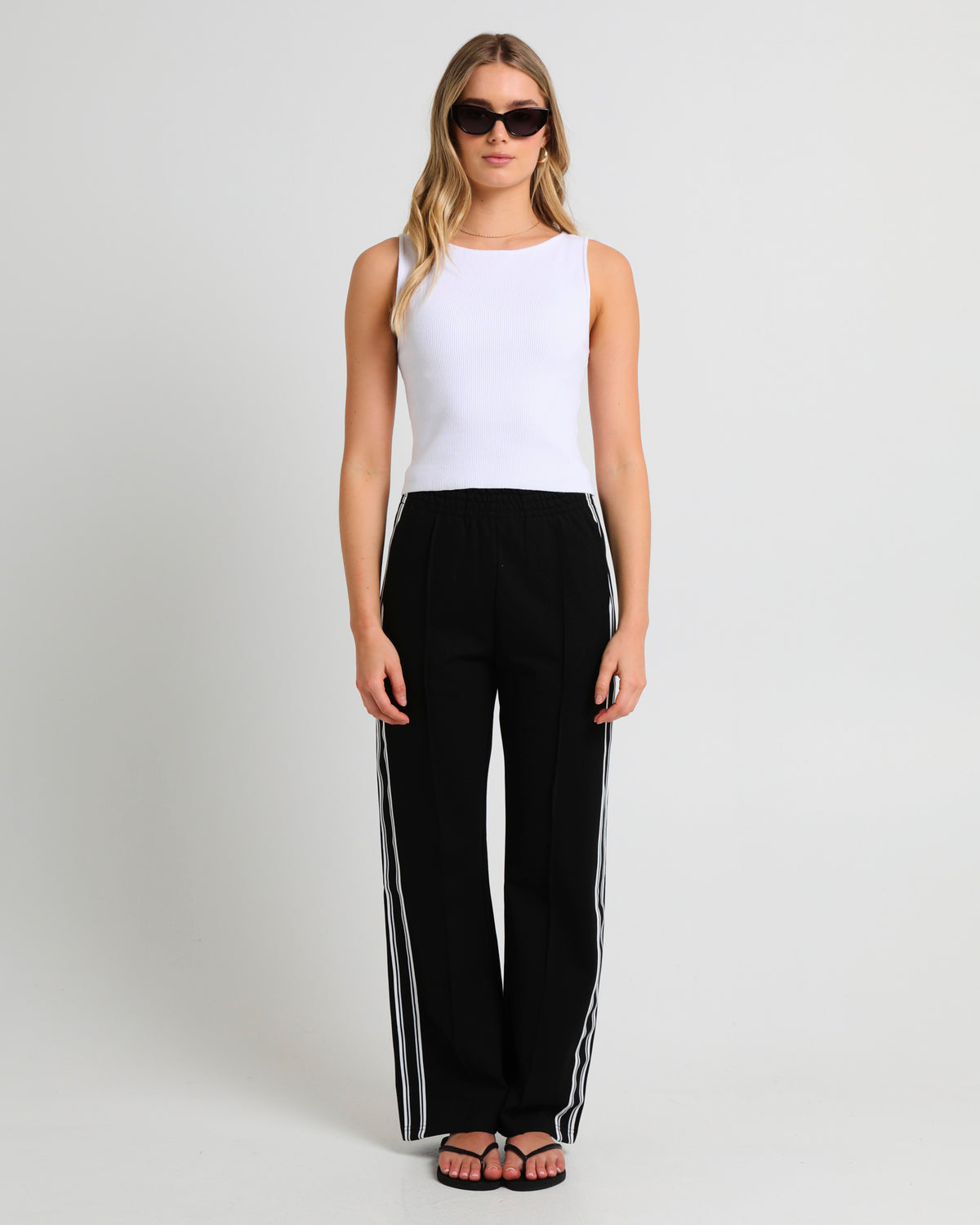 Stripe Pant BLACK