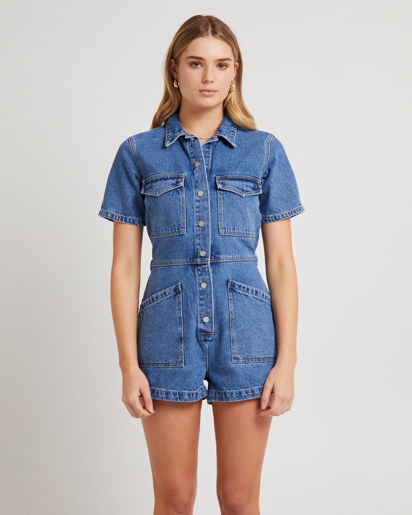 Short Denim Coverall Chantell