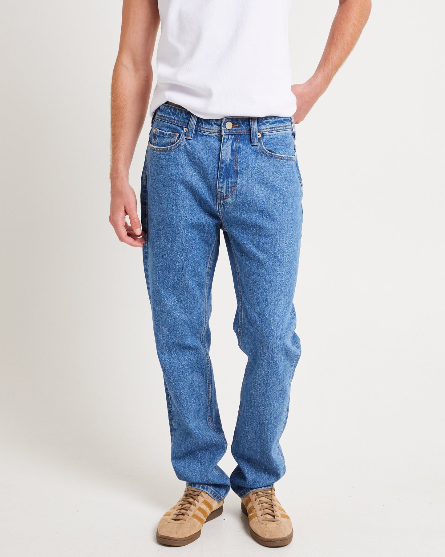 A3 Straight Denim Jeans Royal