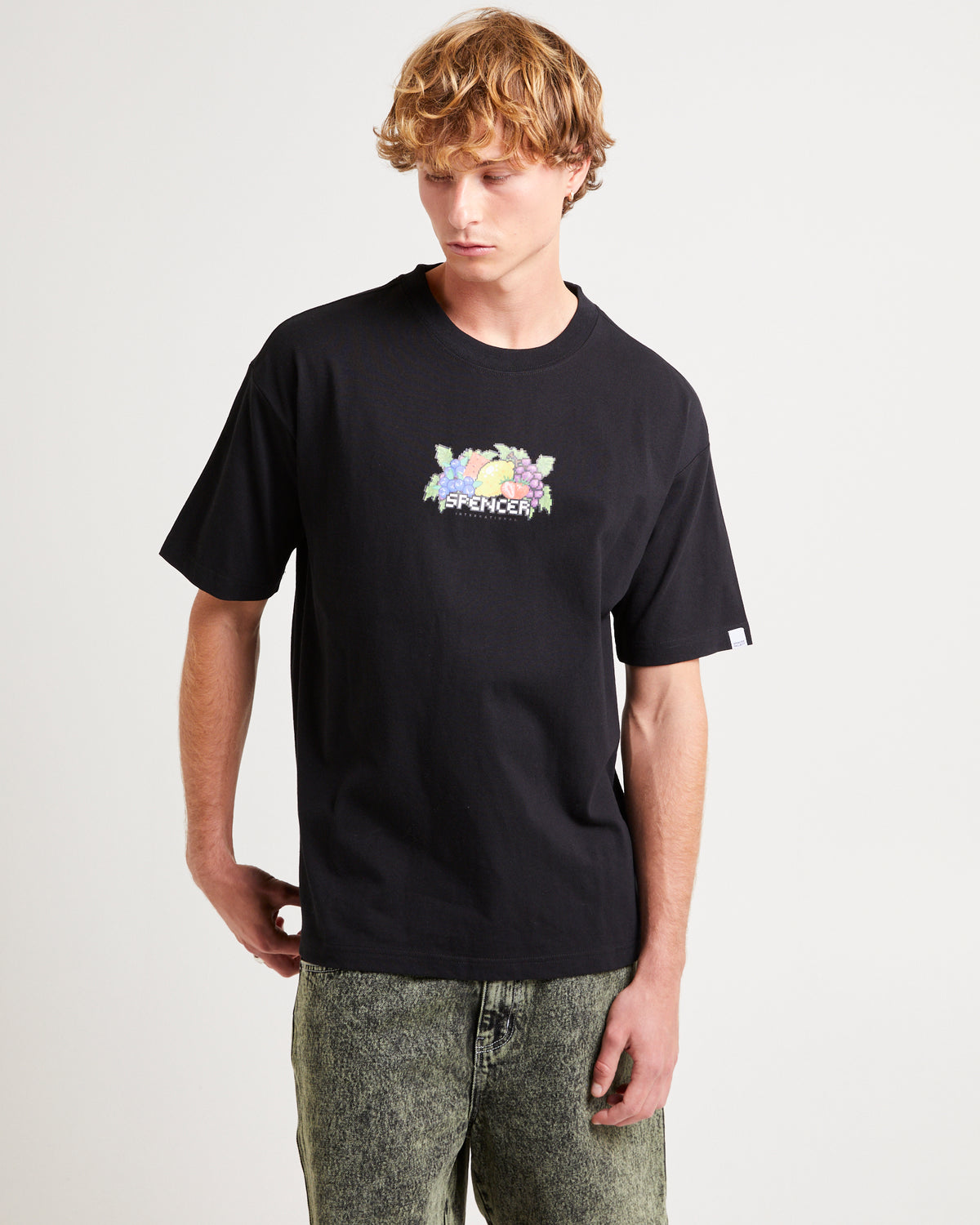 Digi Fruit T-Shirt BLACK