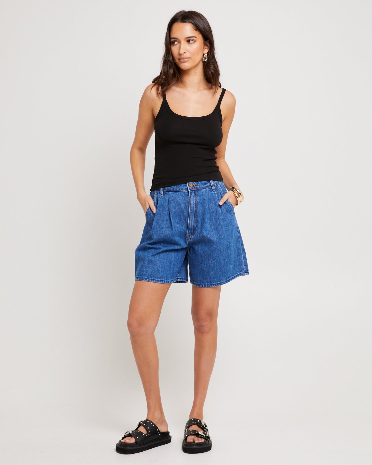 Horizon Denim Shorts Ashley