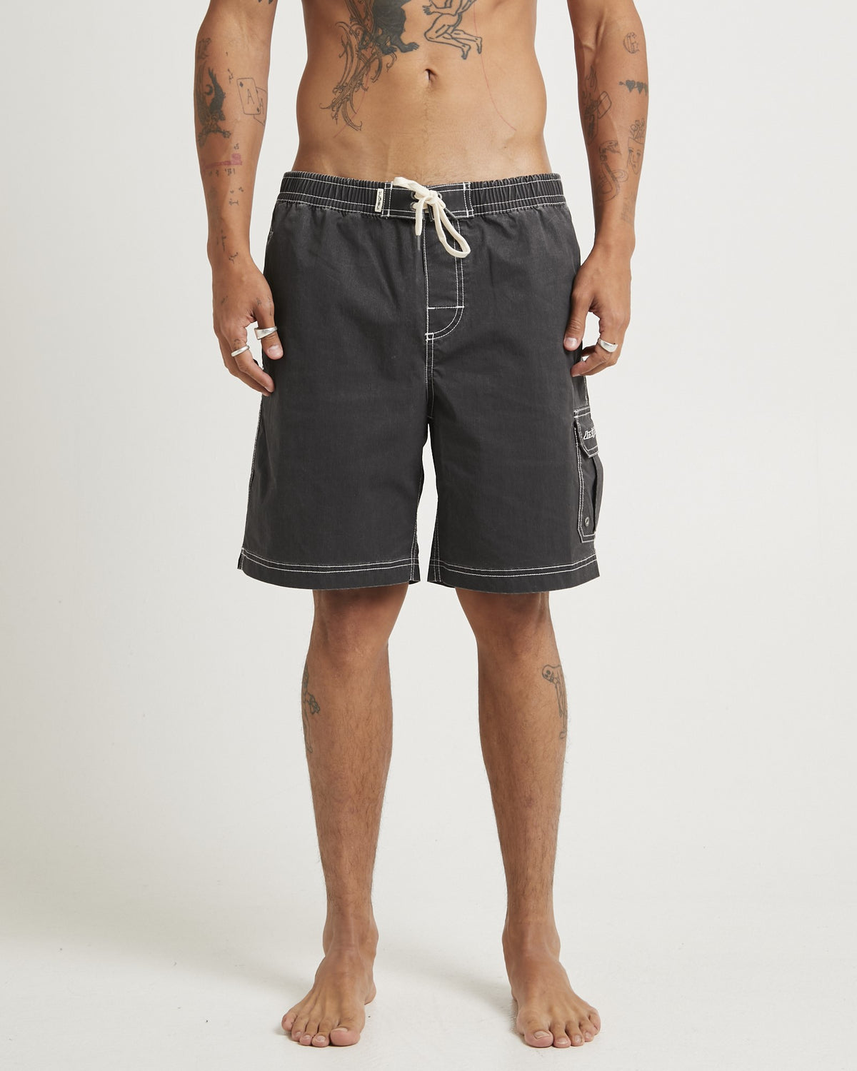 Guided Cargo Boardshort BLACK