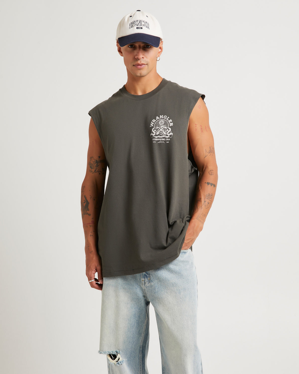 Dark Alchemy Muscle Tank DARK SLATE