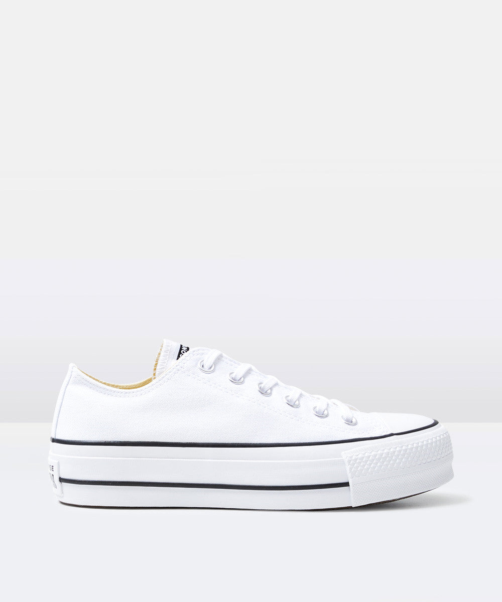 Chuck Taylor All Star Platform Lo Sneakers WHITE
