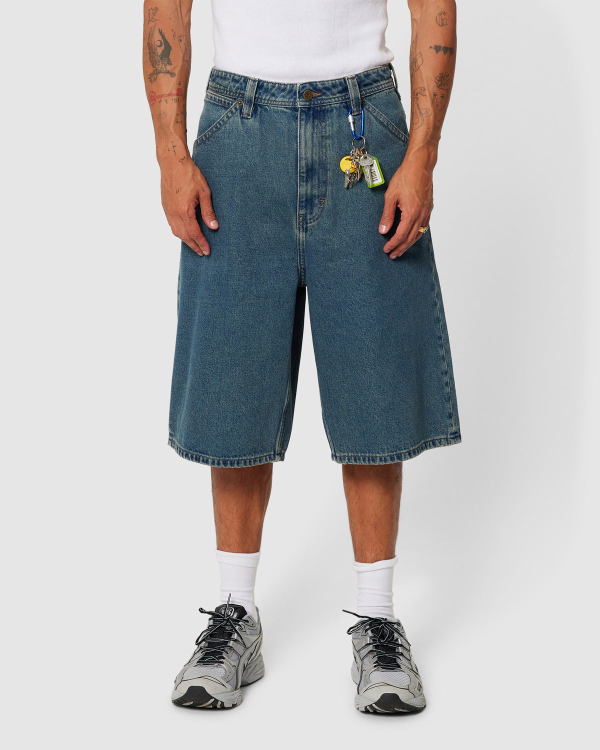 A6 Big Work Denim Shorts Felix FELIX