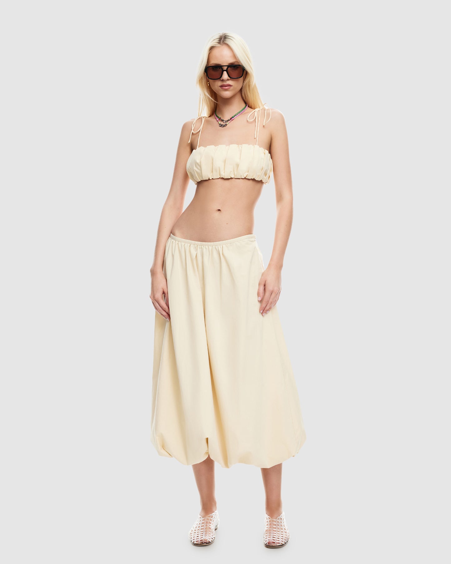 Intuition Bubble Midi Skirt