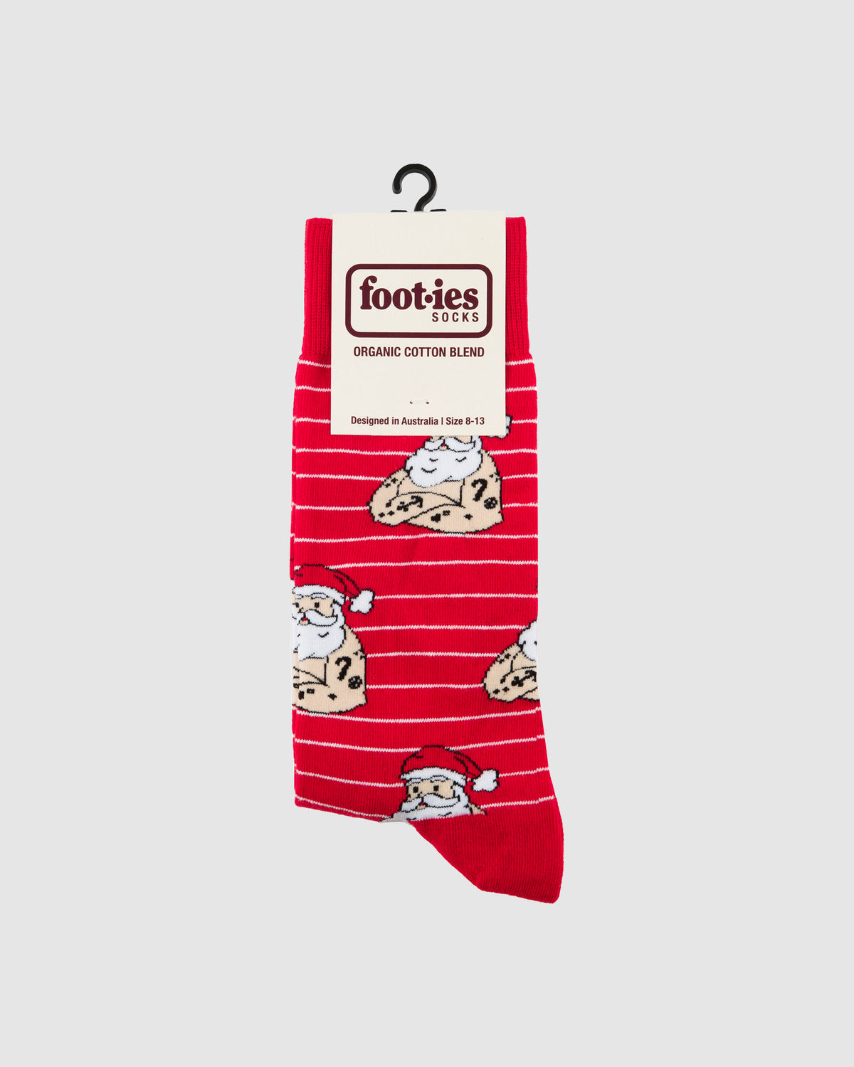 Christmas Tattoo Santa Organic Cotton Socks ASSORTED