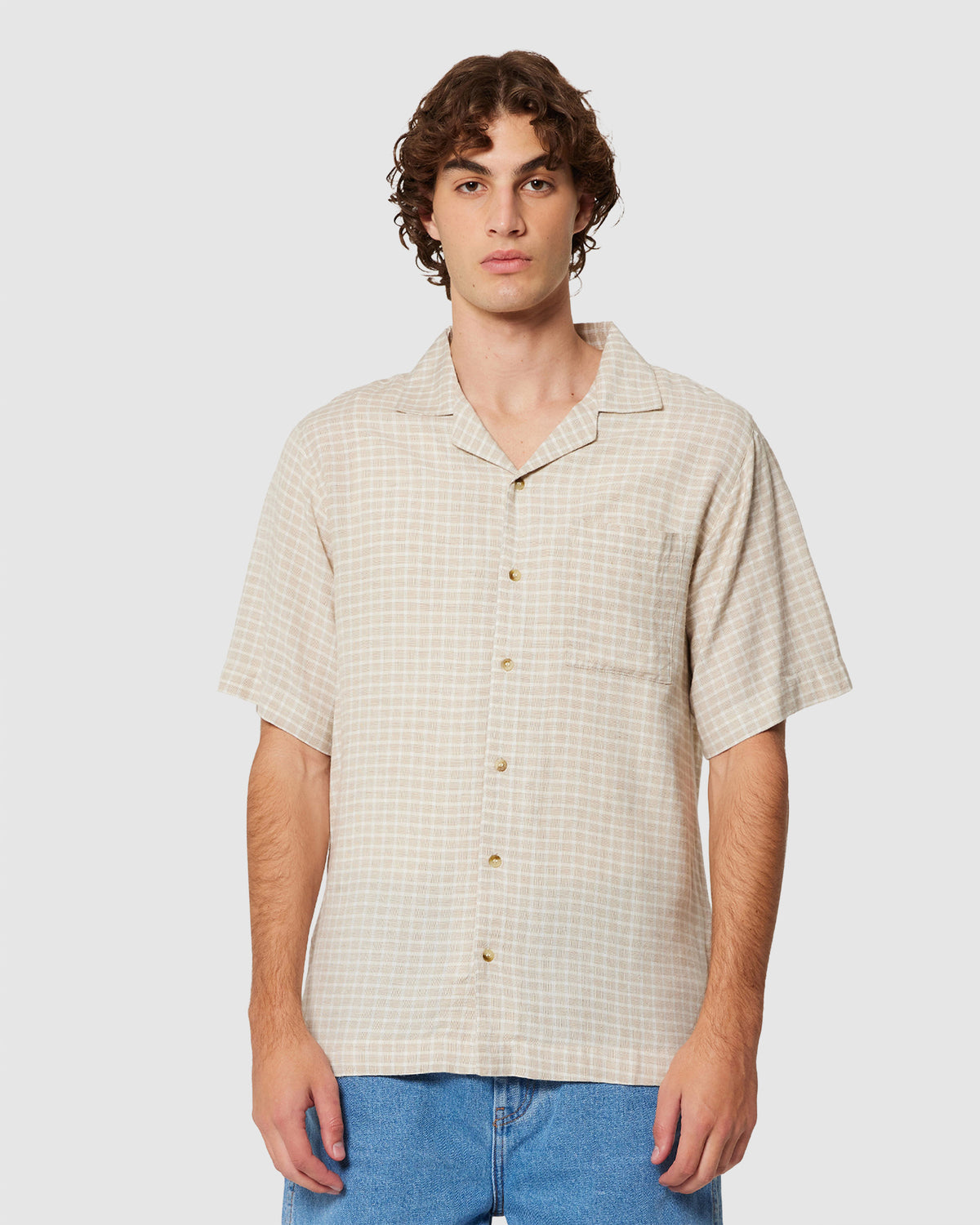 Bowler Check Shirt NATURAL CHECK