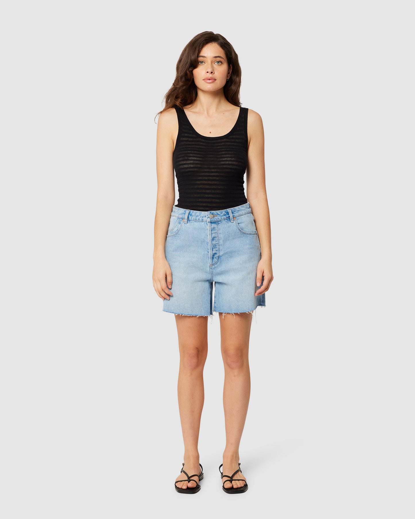 90's Relaxed Denim Shorts