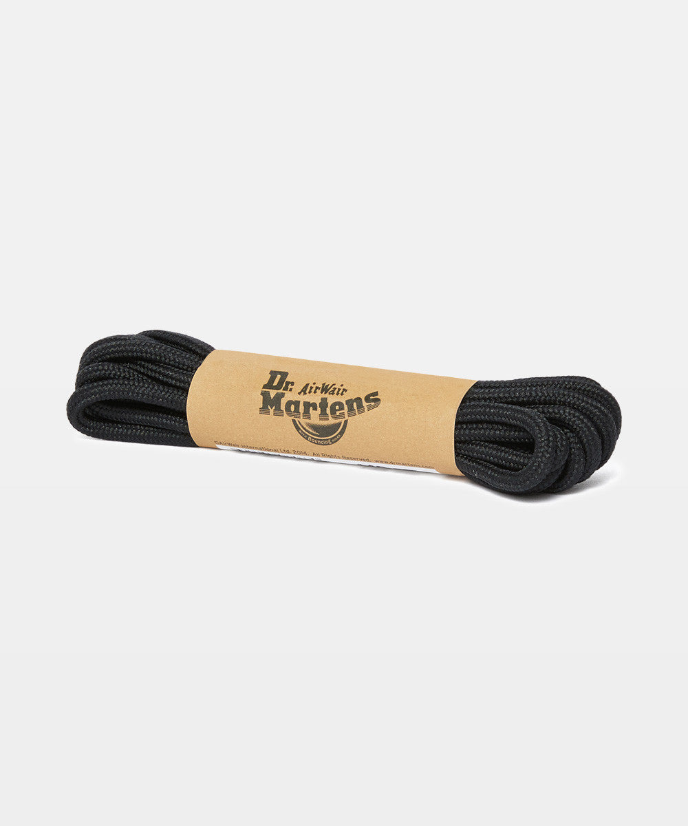 8-10 Eye (140cm) Round Laces - Black