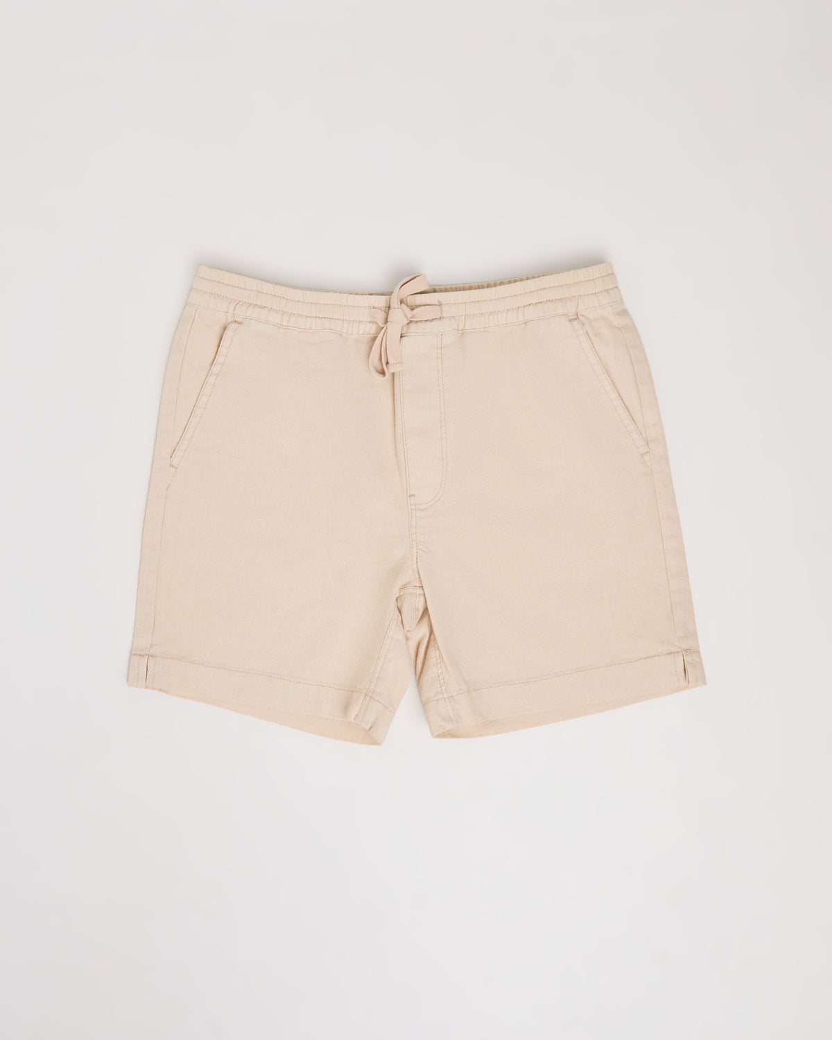 Boys Common Linen Shorts NATURAL